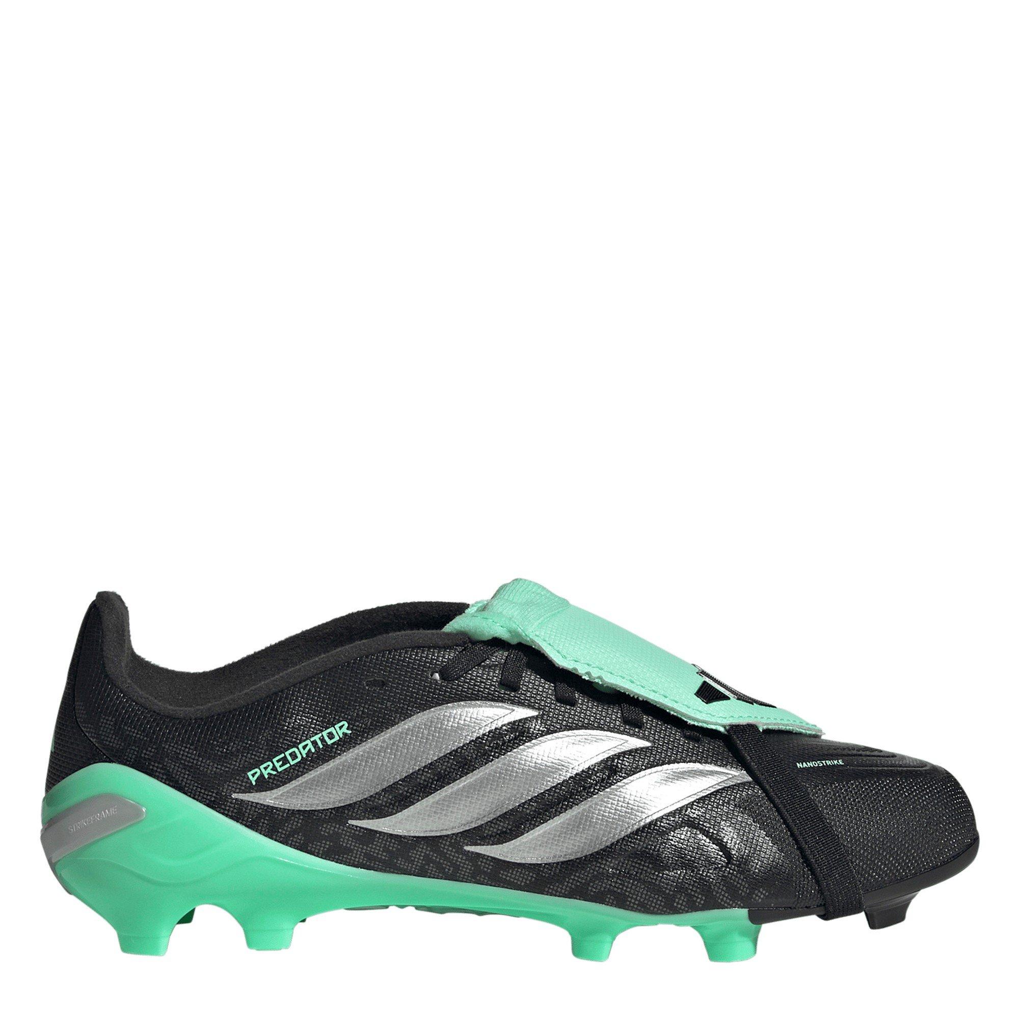 Predator Fold-Over Tongue League Firm Ground Football Boots Juniors