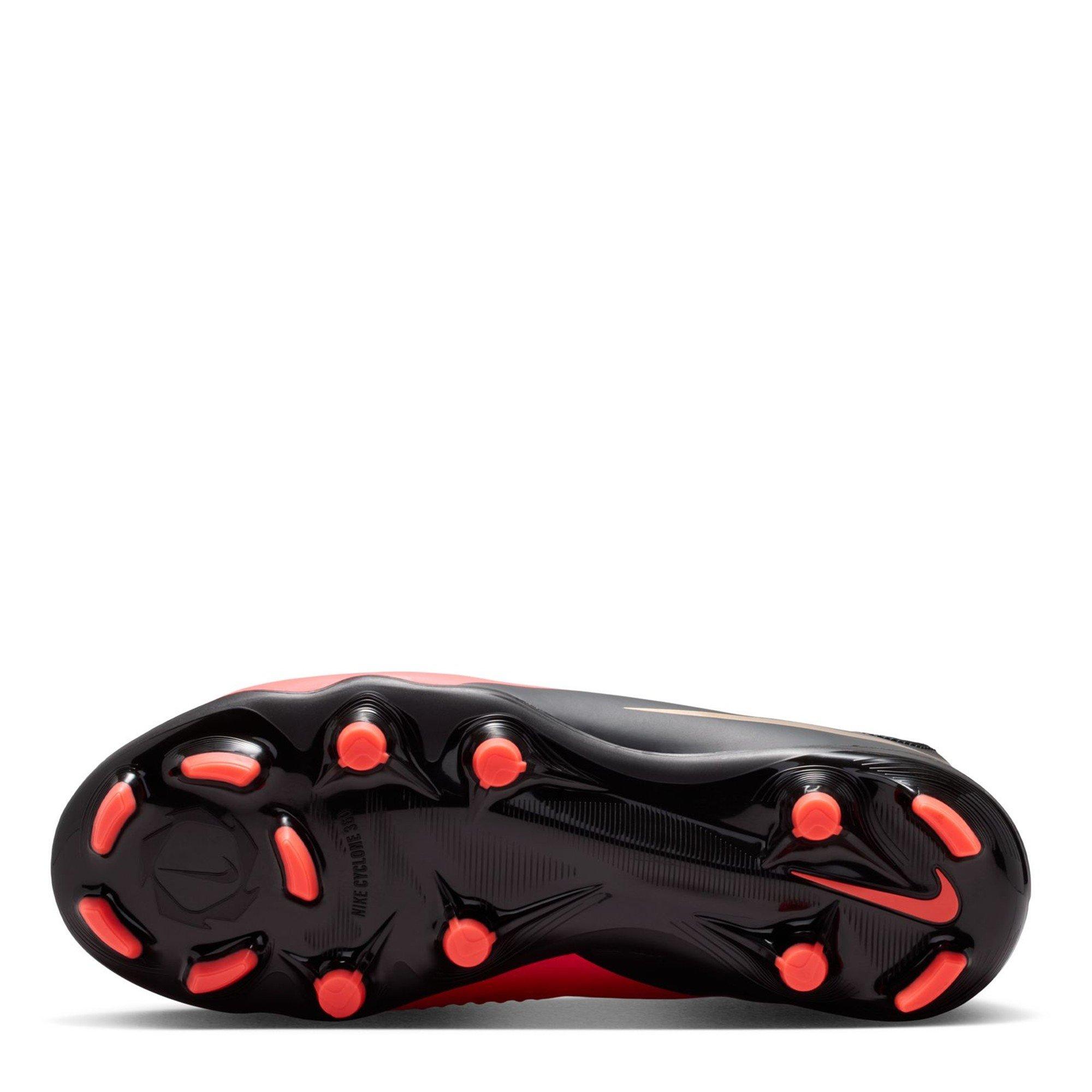 Red/Black - Nike - Phantom 6 Academy Low Juniors Firm Ground Football Boots - 3