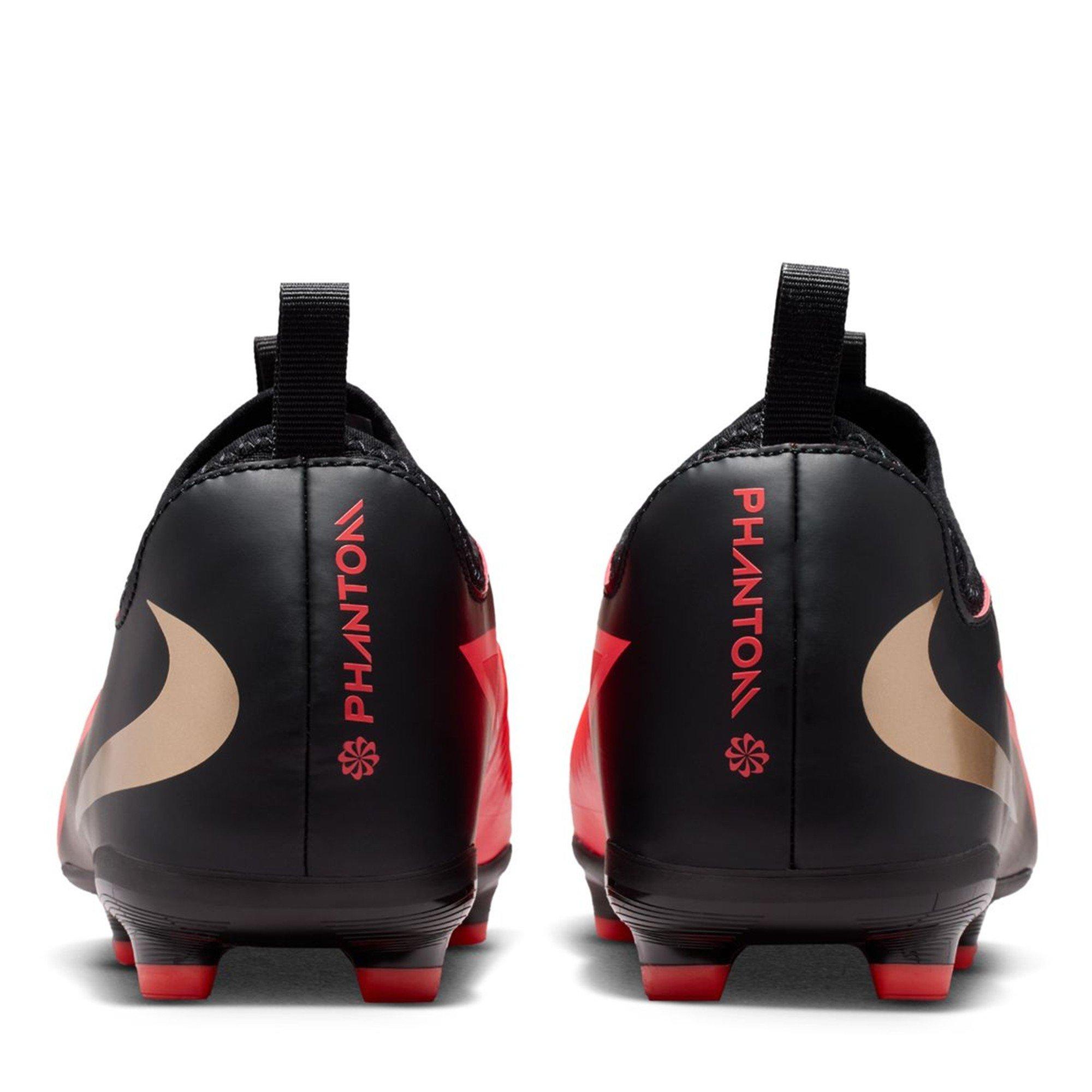 Red/Black - Nike - Phantom 6 Academy Low Juniors Firm Ground Football Boots - 5