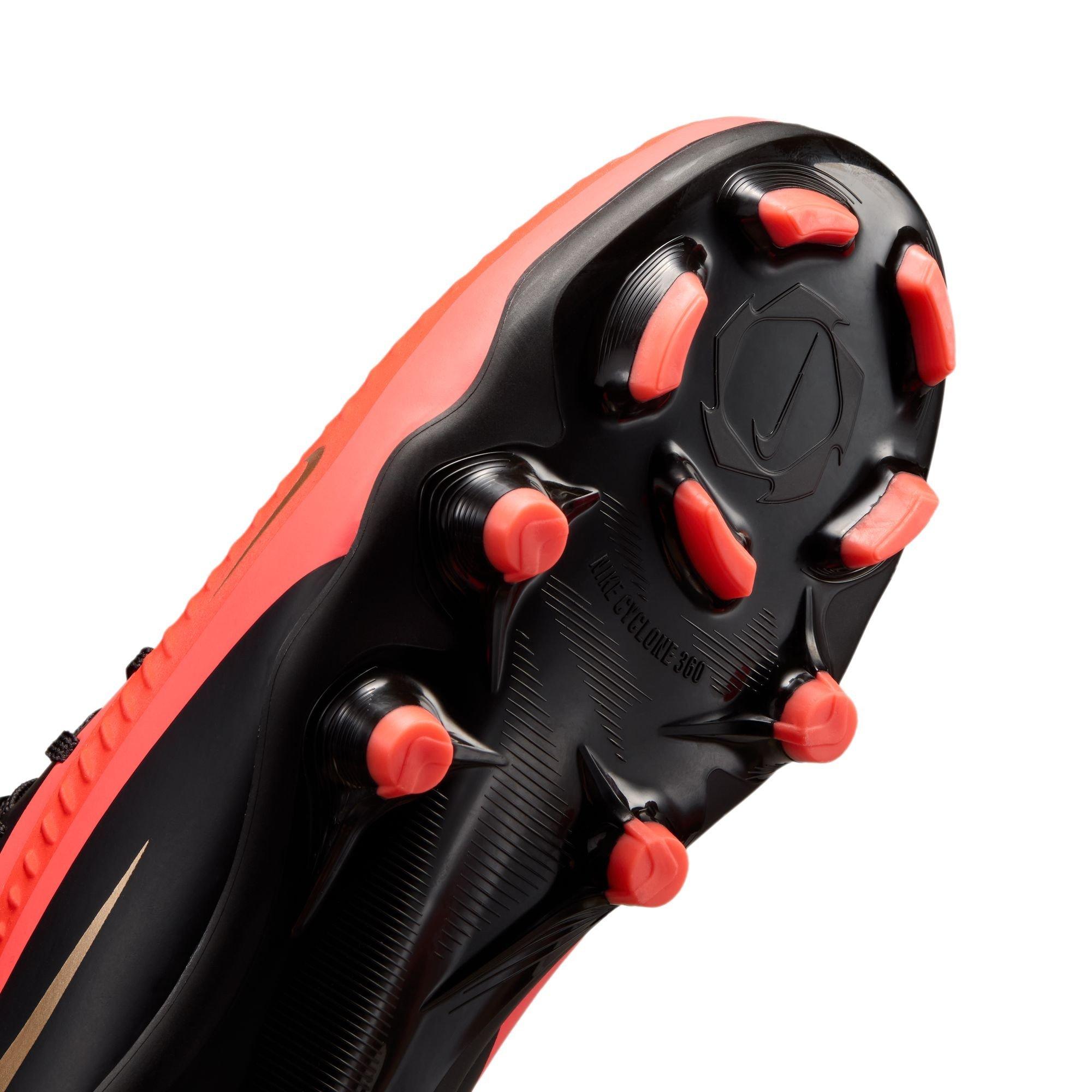Red/Black - Nike - Phantom 6 Academy Low Juniors Firm Ground Football Boots - 9