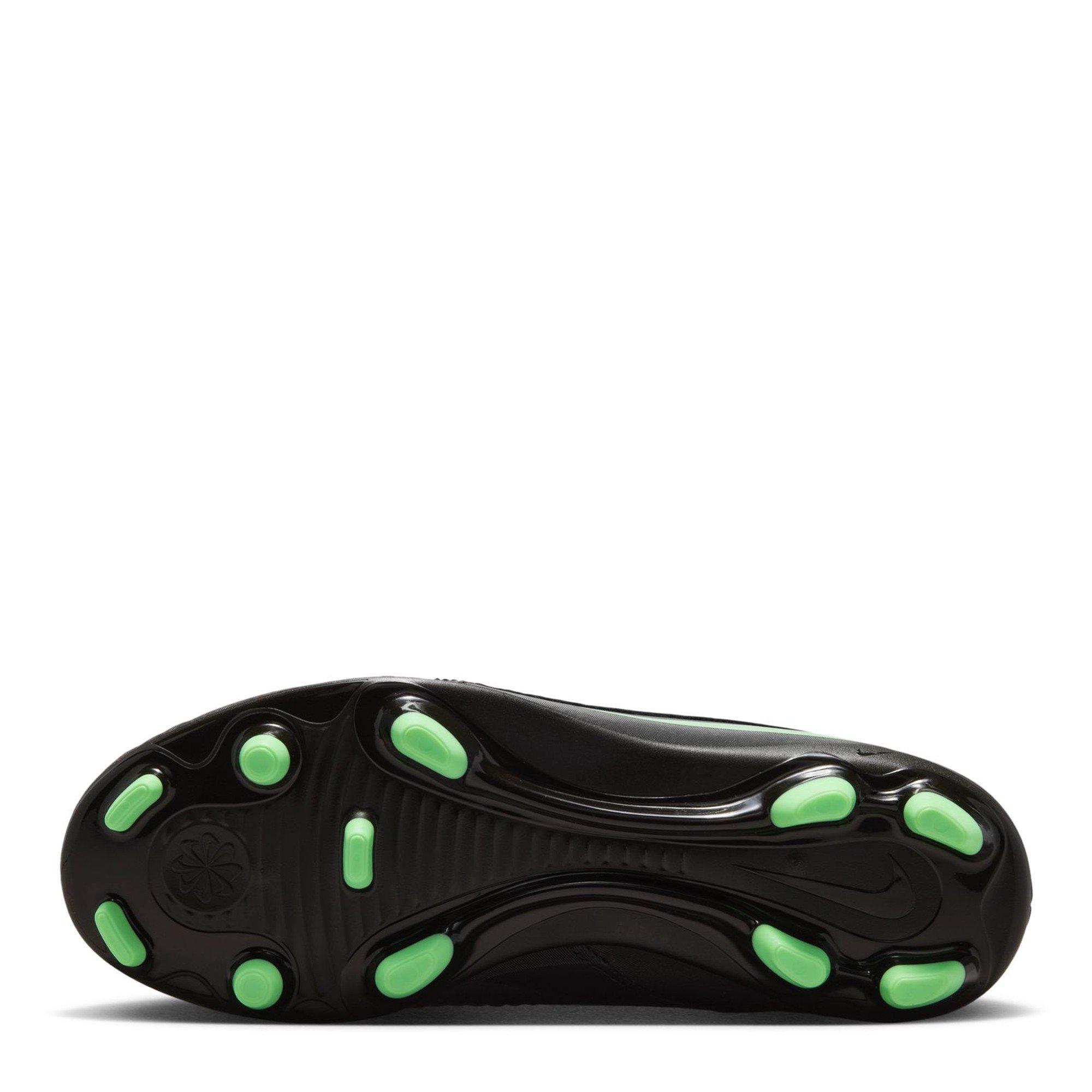 Black/Green - Nike - Phantom 6 Club Juniors Multi Ground Football Boots - 3
