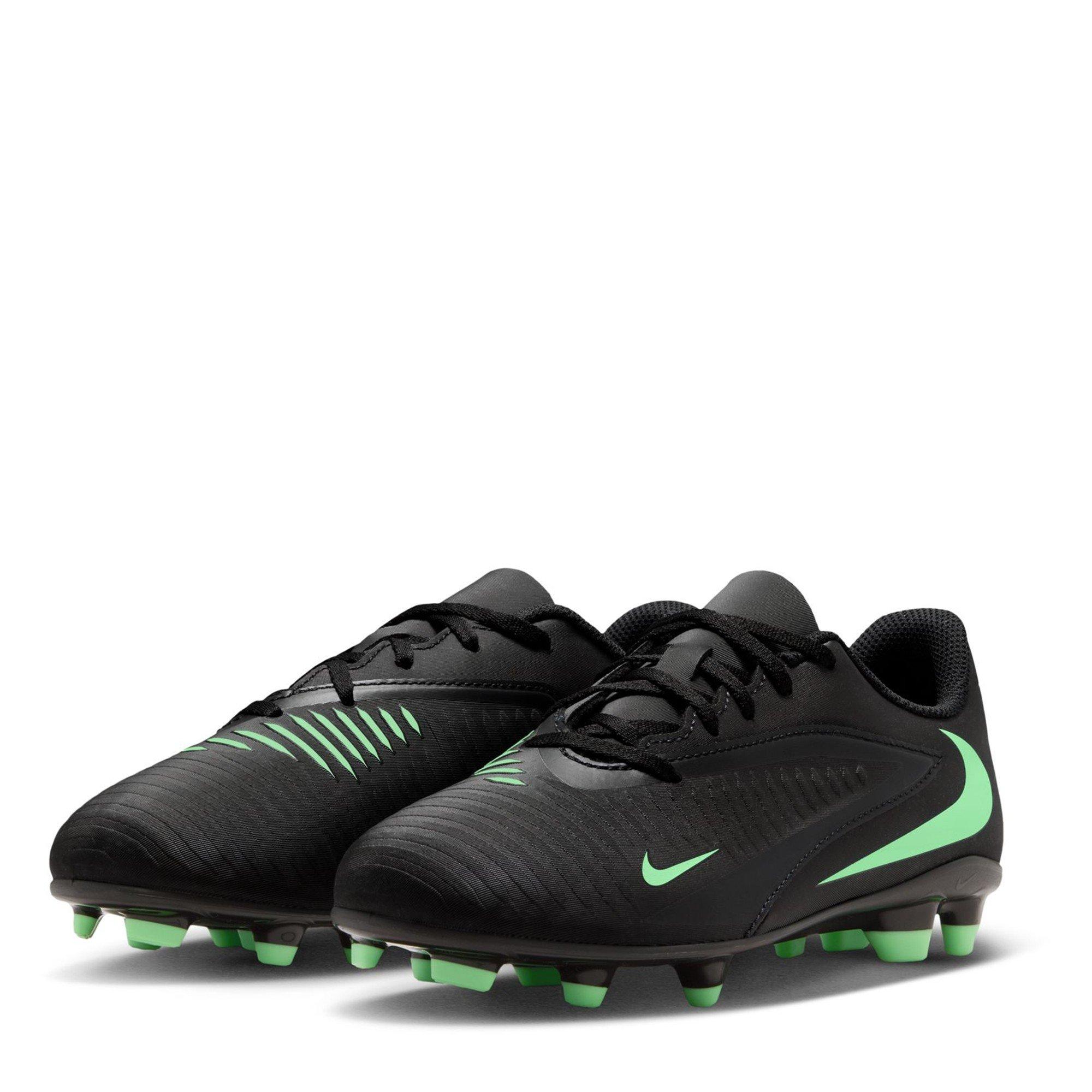 Black/Green - Nike - Phantom 6 Club Juniors Multi Ground Football Boots - 4