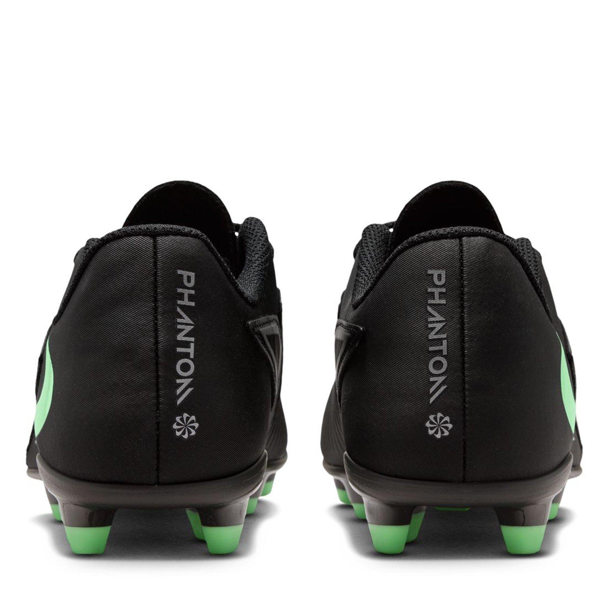 Black/Green - Nike - Phantom 6 Club Juniors Multi Ground Football Boots - 5