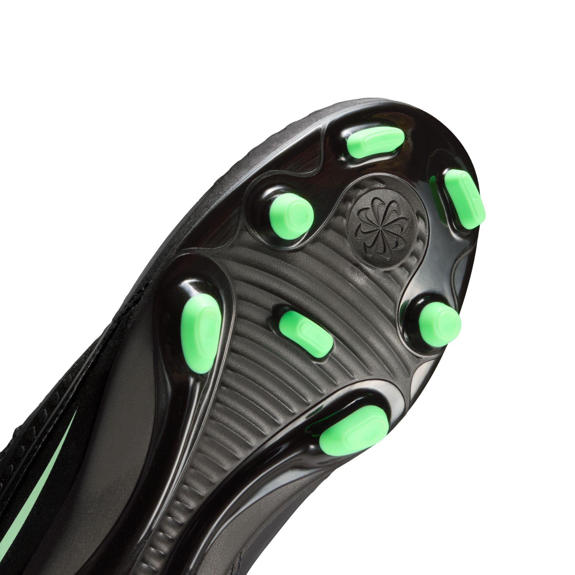 Black/Green - Nike - Phantom 6 Club Juniors Multi Ground Football Boots - 9