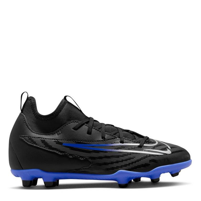 Noir/Chrome - Nike - Phantom Club GX Junior Firm Ground Football Boots - 1