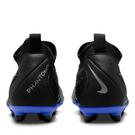 Noir/Chrome - Nike - Phantom Club GX Junior Firm Ground Football Boots - 5