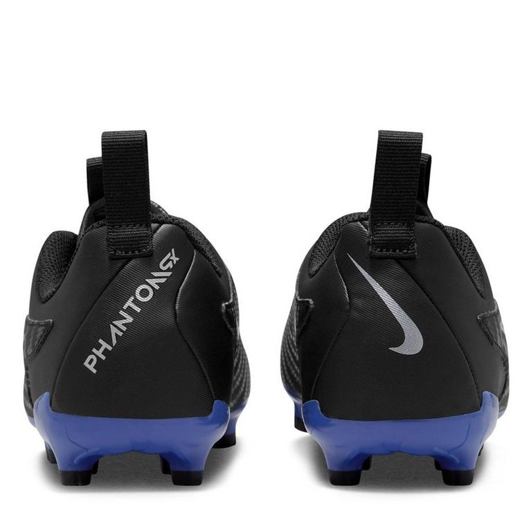 Noir/Chrome - Nike - Phantom Academy GX Junior Firm Ground Football Boots - 5