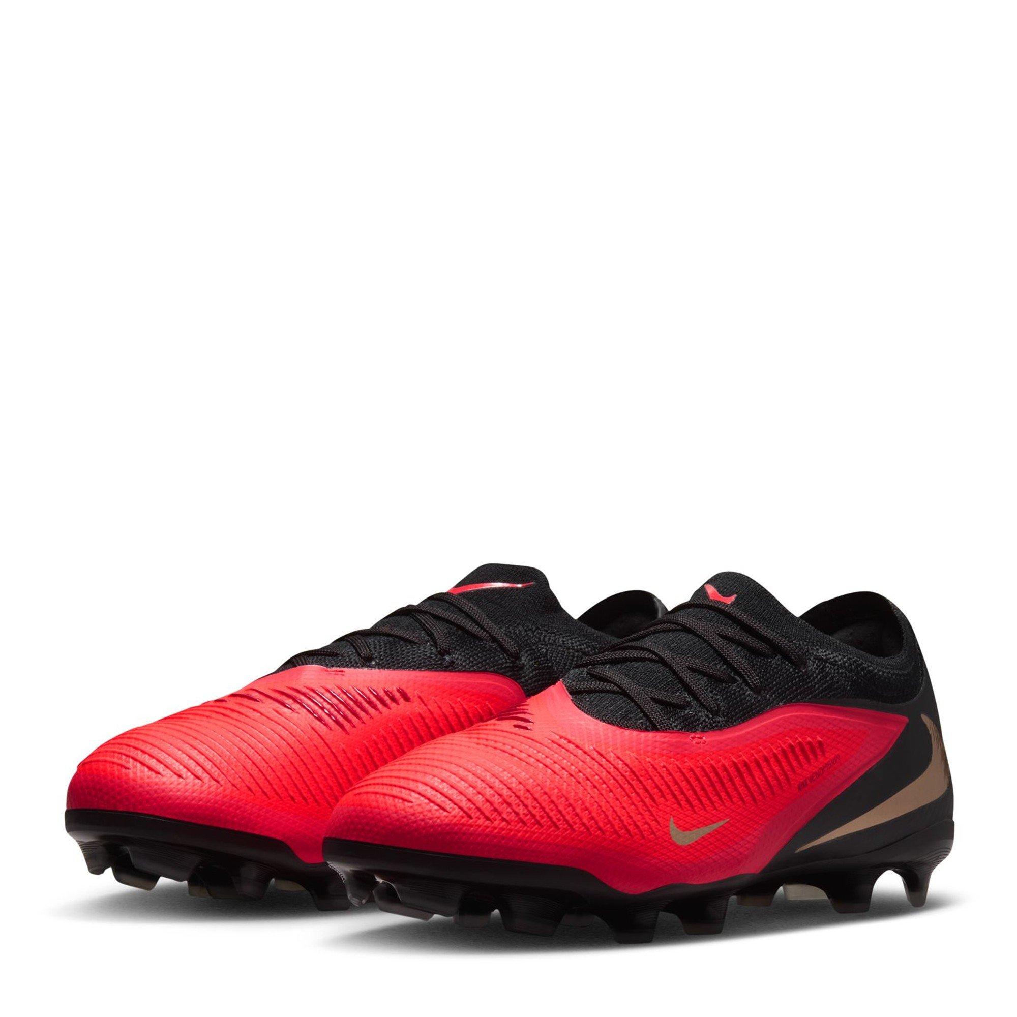 Red/Black - Nike - Phantom 6 Pro Juniors Multi Ground Football Boots - 4