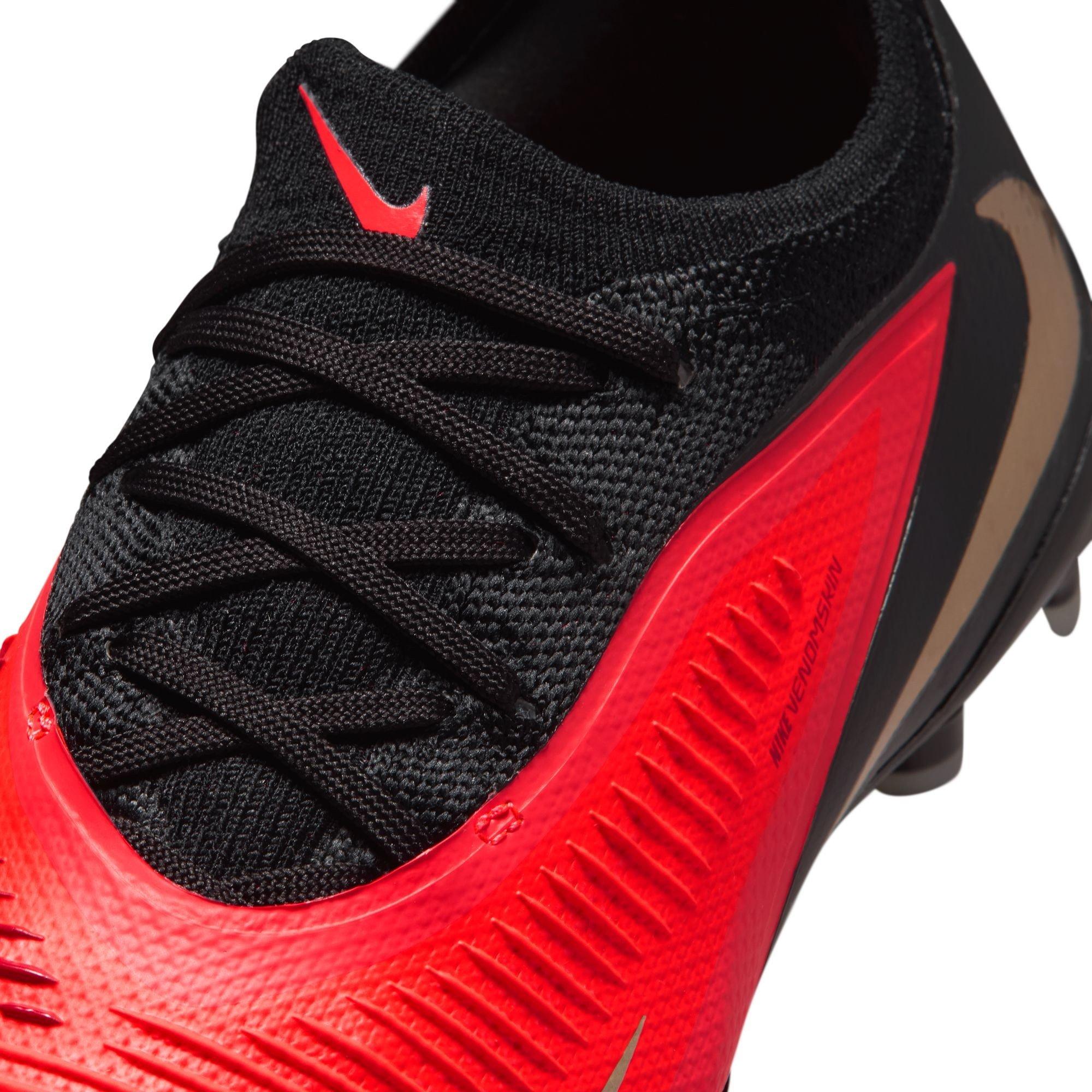 Red/Black - Nike - Phantom 6 Pro Juniors Multi Ground Football Boots - 7