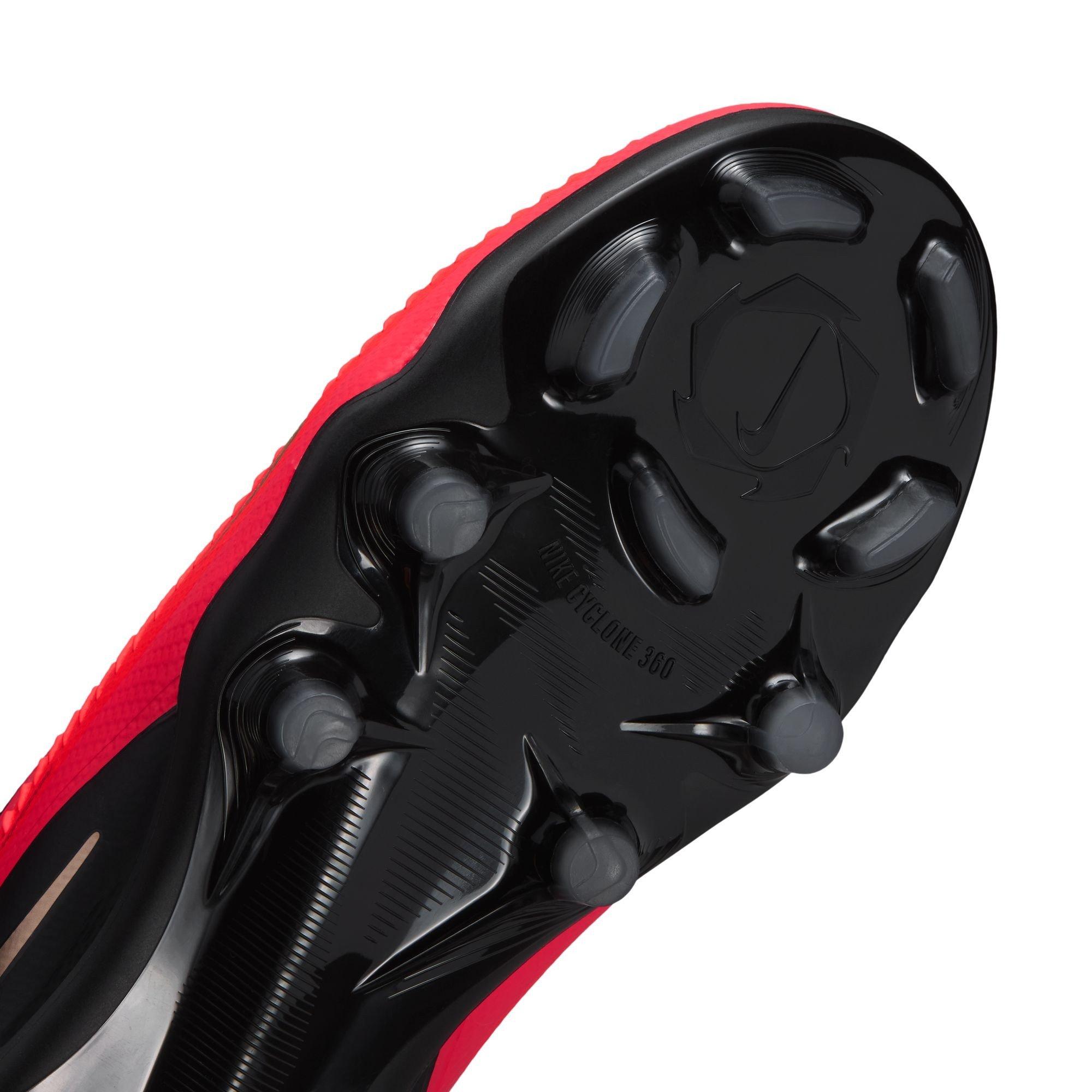 Red/Black - Nike - Phantom 6 Pro Juniors Multi Ground Football Boots - 9