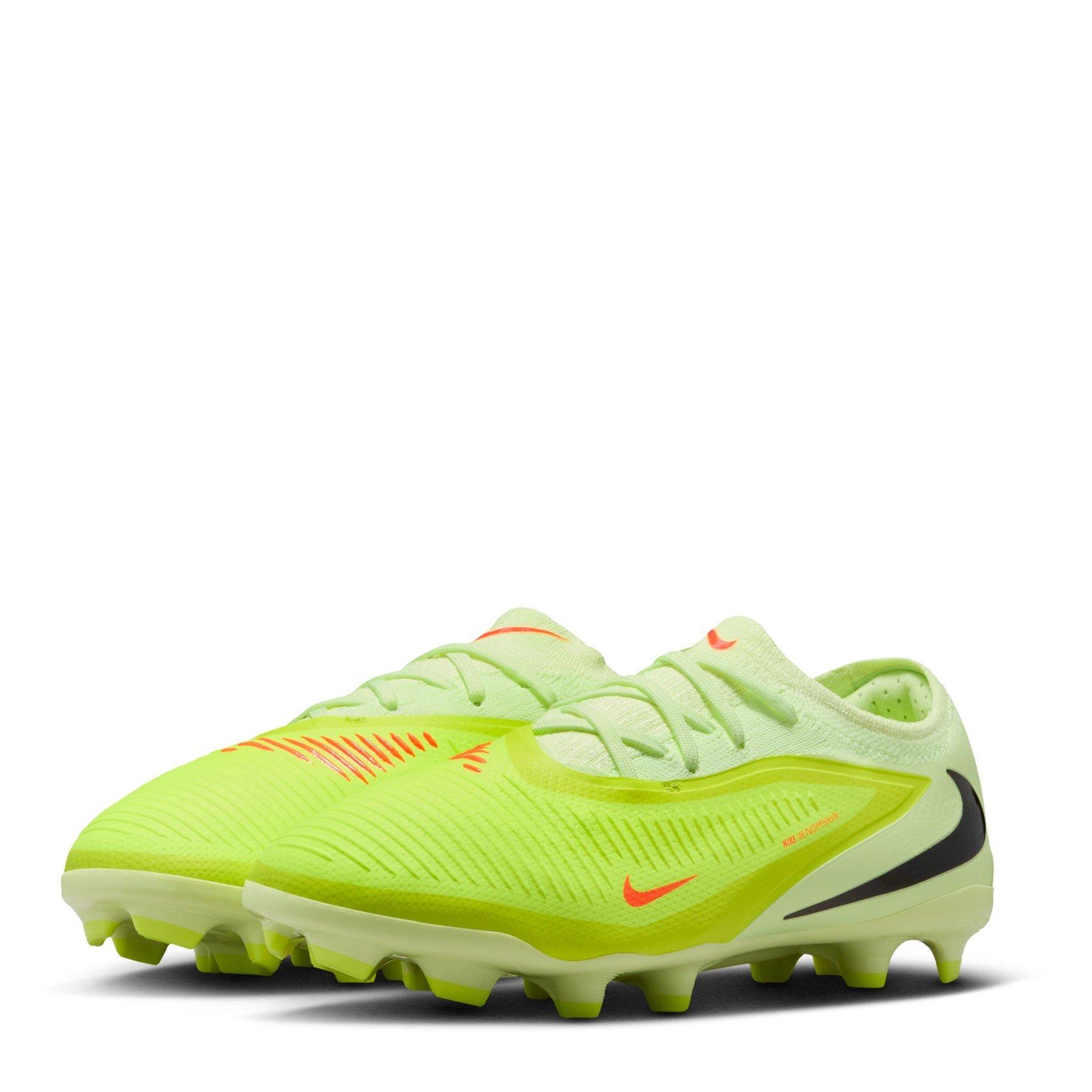Volt/Crimson - Nike - Phantom 6 Pro Juniors Multi Ground Football Boots - 4