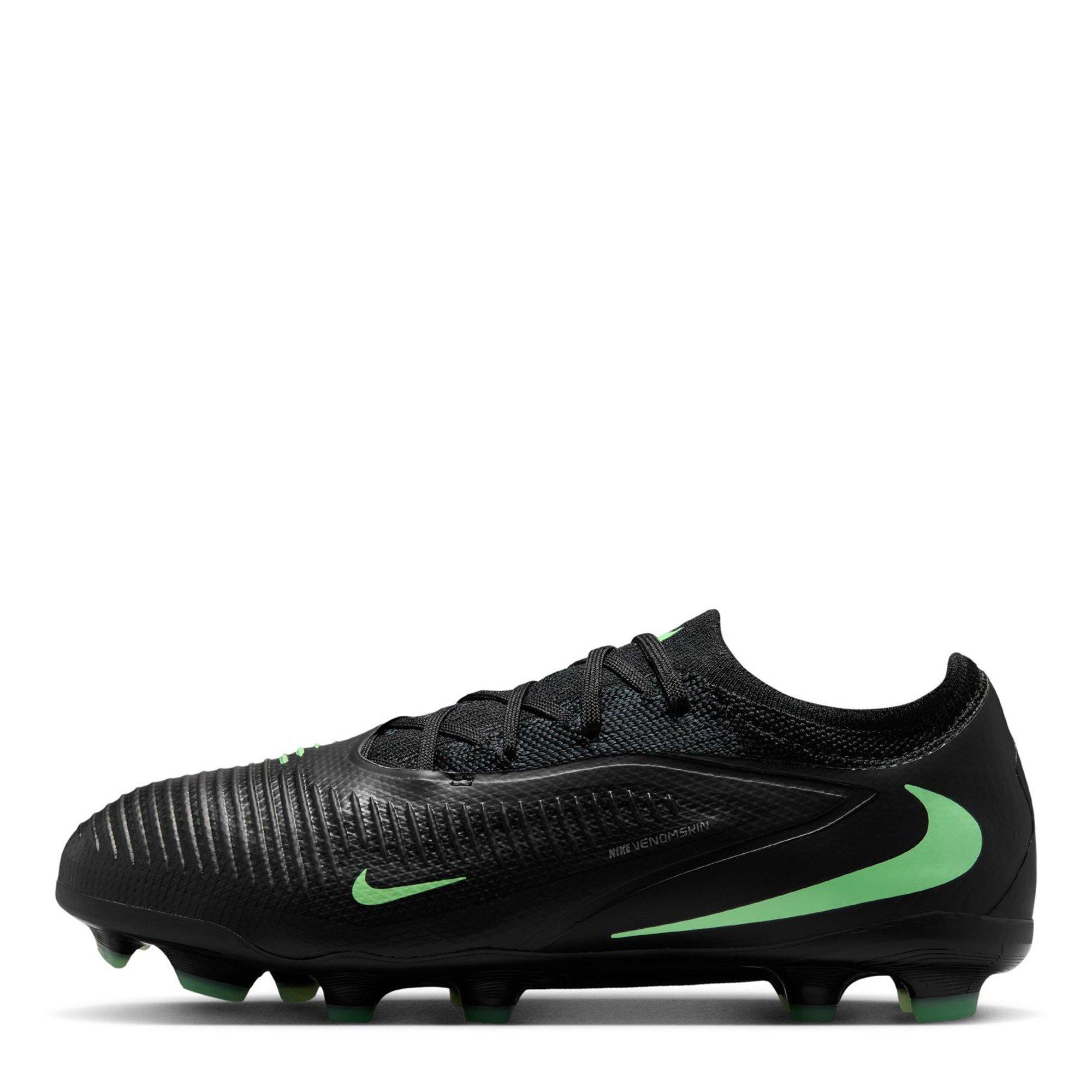 Black/Green - Nike - Phantom 6 Pro Juniors Multi Ground Football Boots - 2