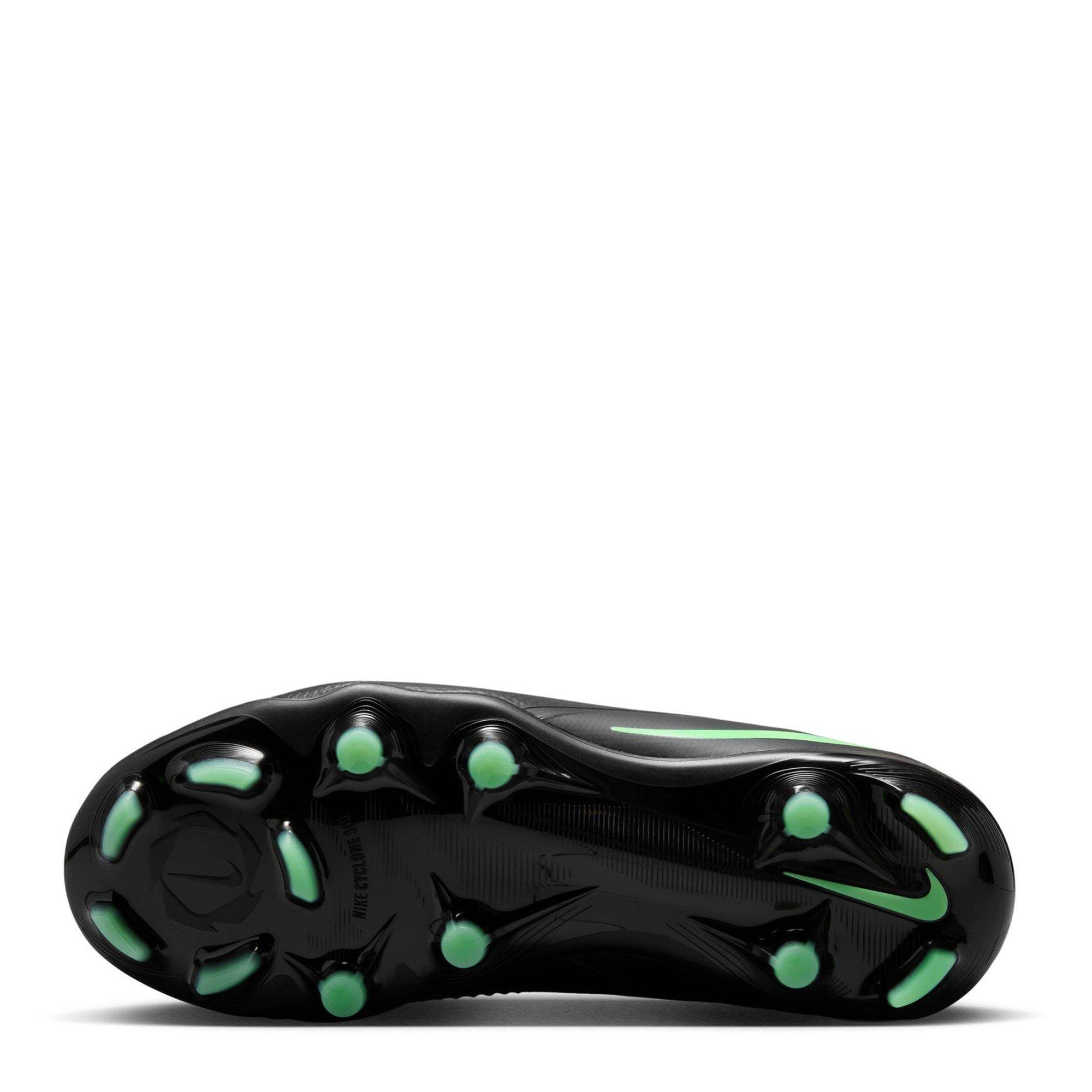 Black/Green - Nike - Phantom 6 Pro Juniors Multi Ground Football Boots - 3