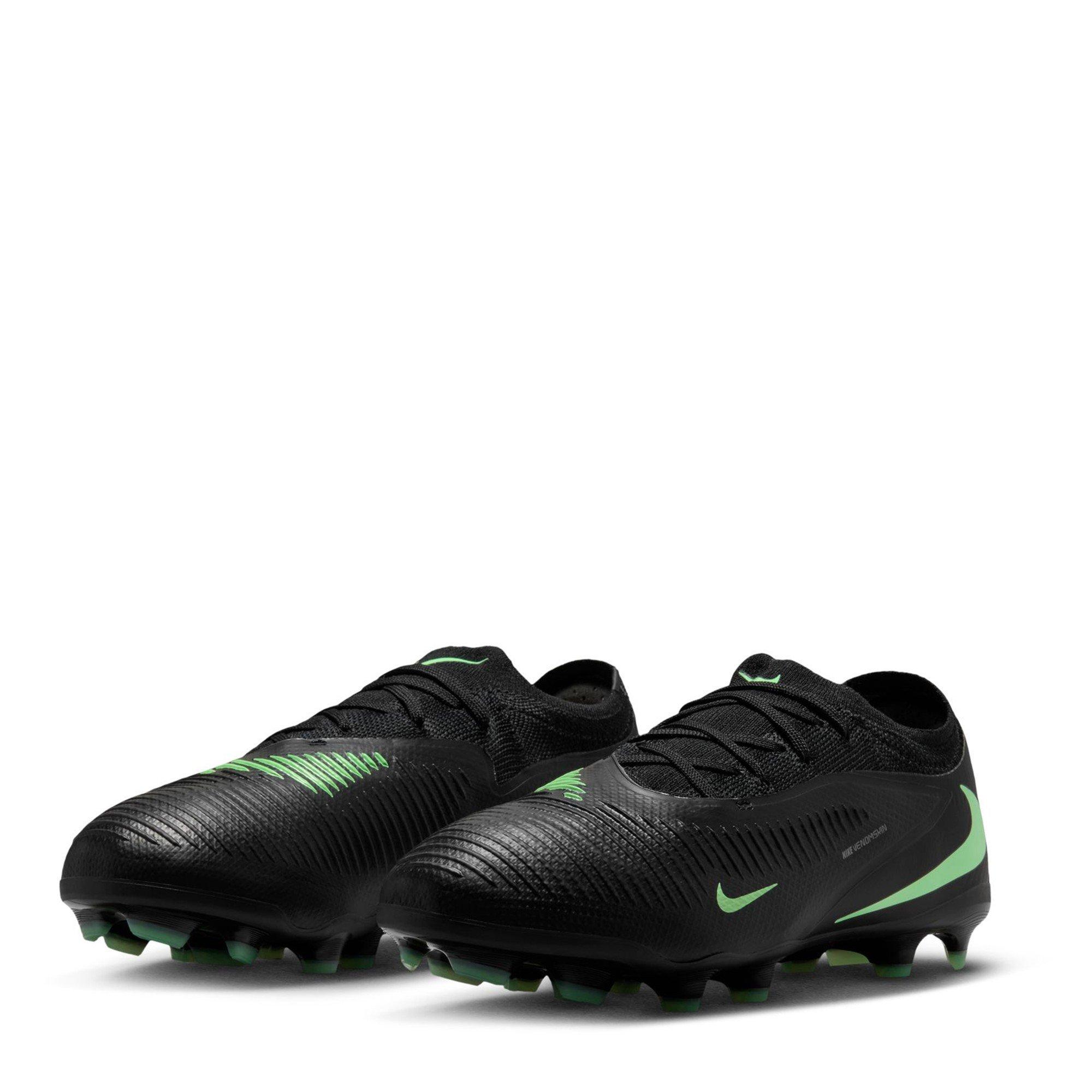 Black/Green - Nike - Phantom 6 Pro Juniors Multi Ground Football Boots - 4
