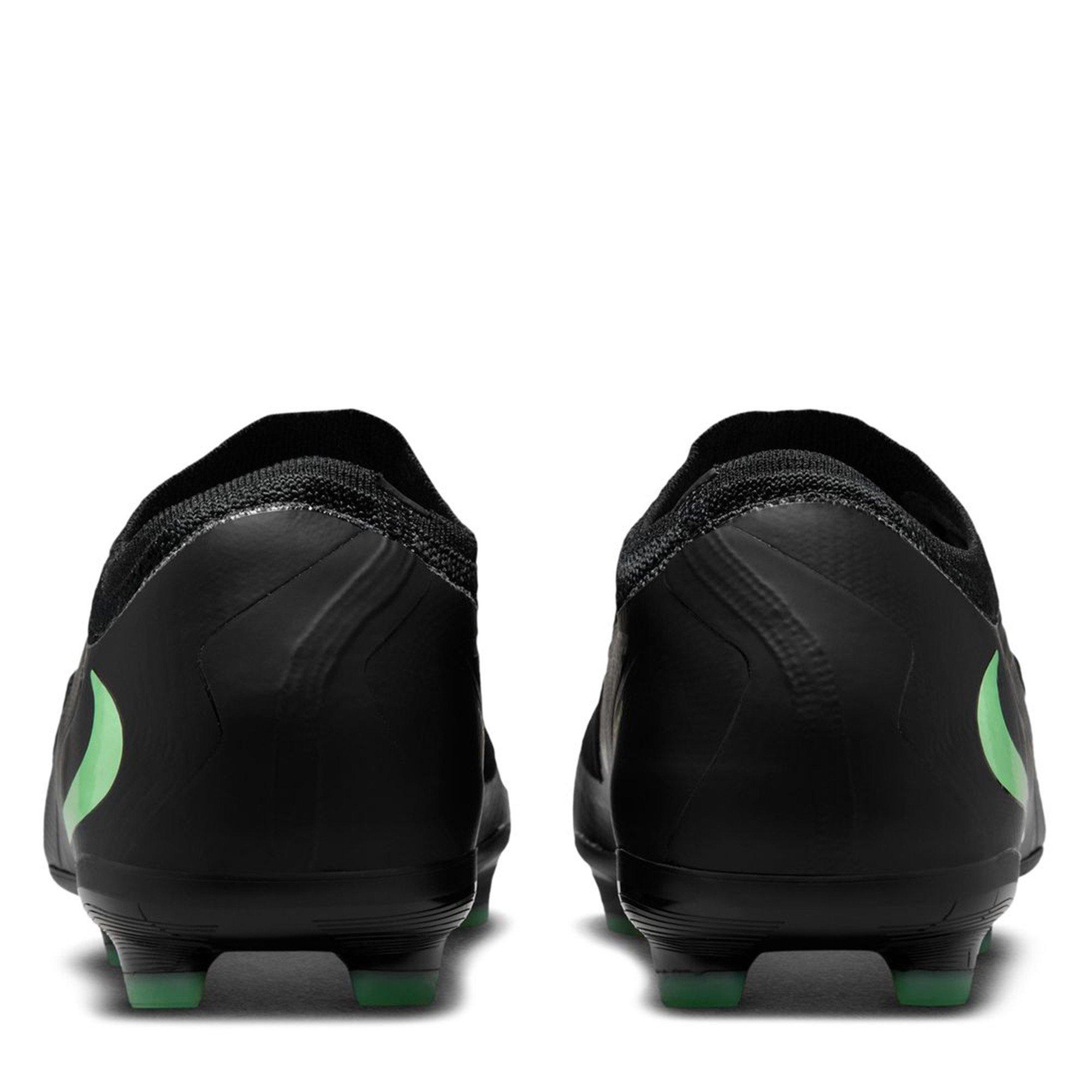Black/Green - Nike - Phantom 6 Pro Juniors Multi Ground Football Boots - 5
