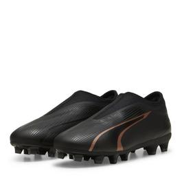 Puma Ultra Match Laceless Junior Firm Ground Football Boots