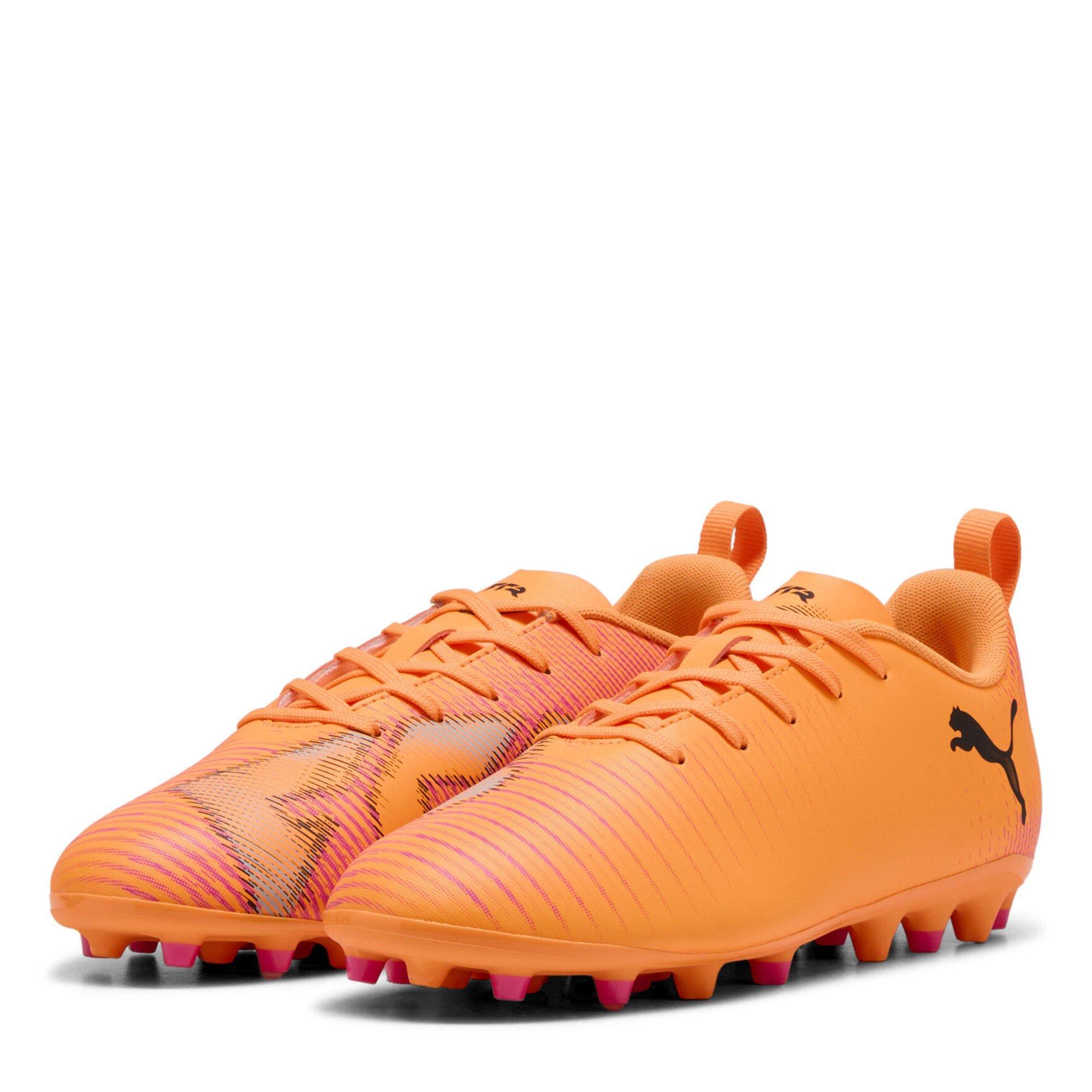 Puma  Kids ' Future 8 Play Mg Firm Ground Football Boots - Ht Fr-Blk-Rvsh - 5.5 (38.5)