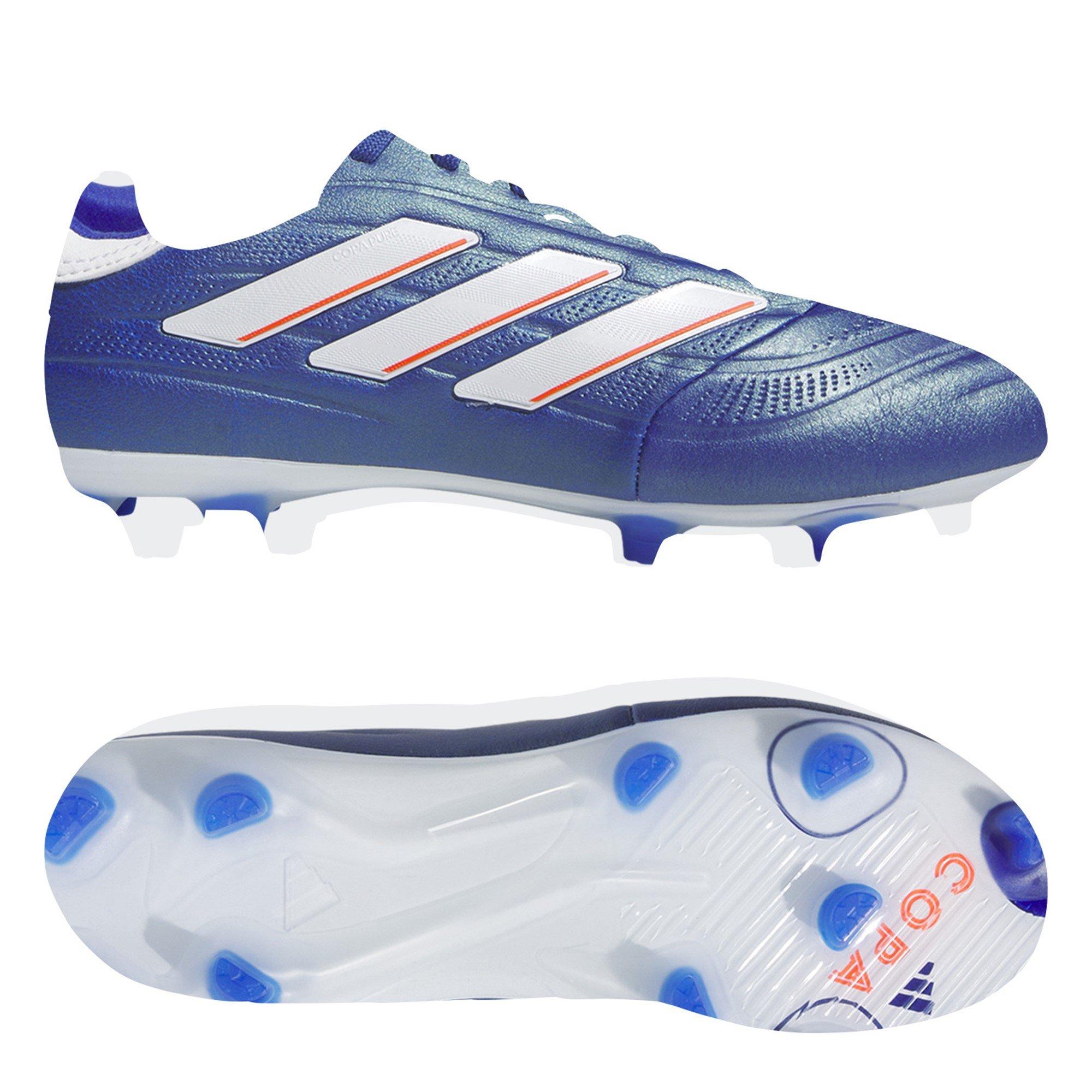 Bleu/Blanc - adidas - Copa Pure.1 Firm Ground Boots Juniors - 10