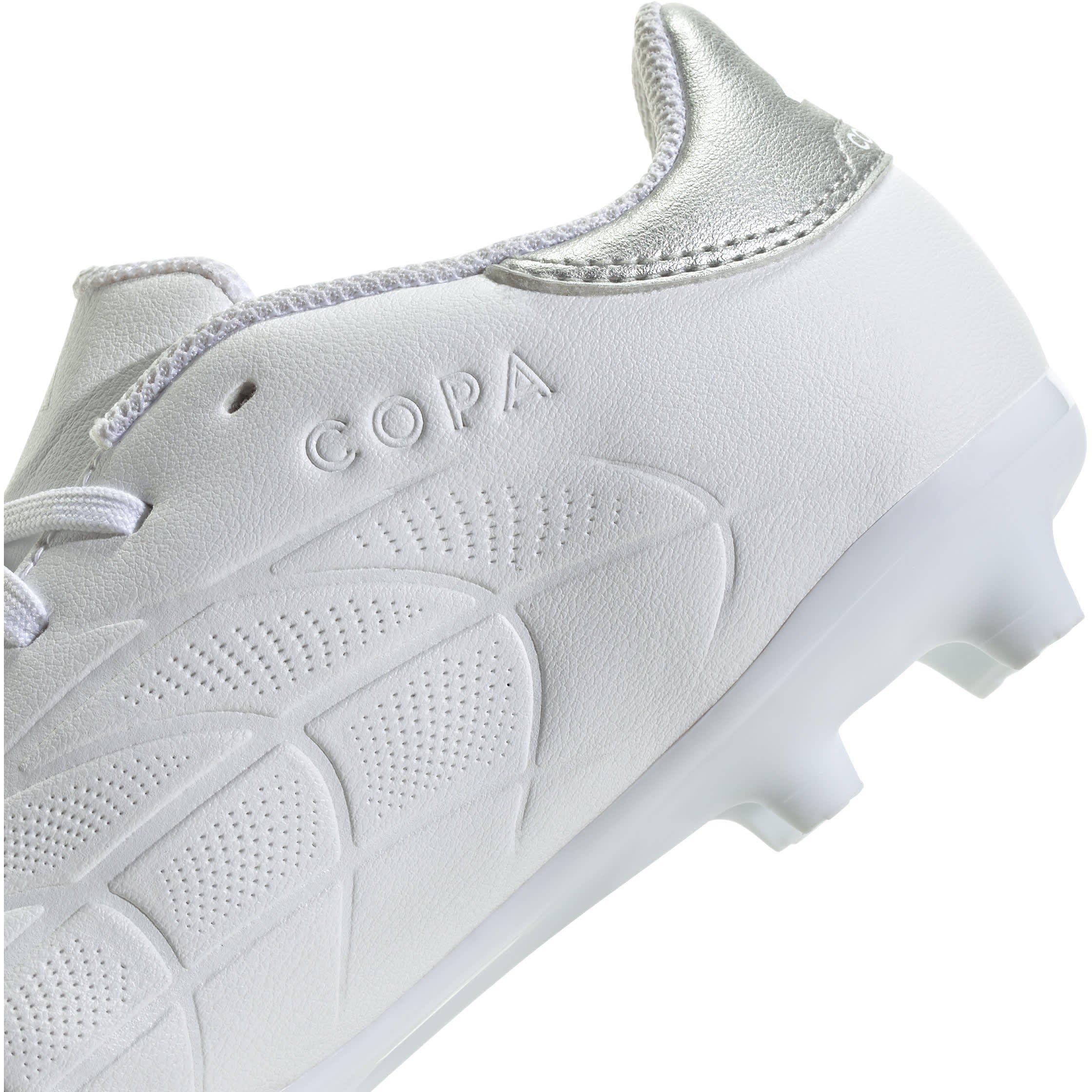 Weiß/Silber - adidas - Copa Pure 2 League Juniors Firm Ground Football Boots - 8