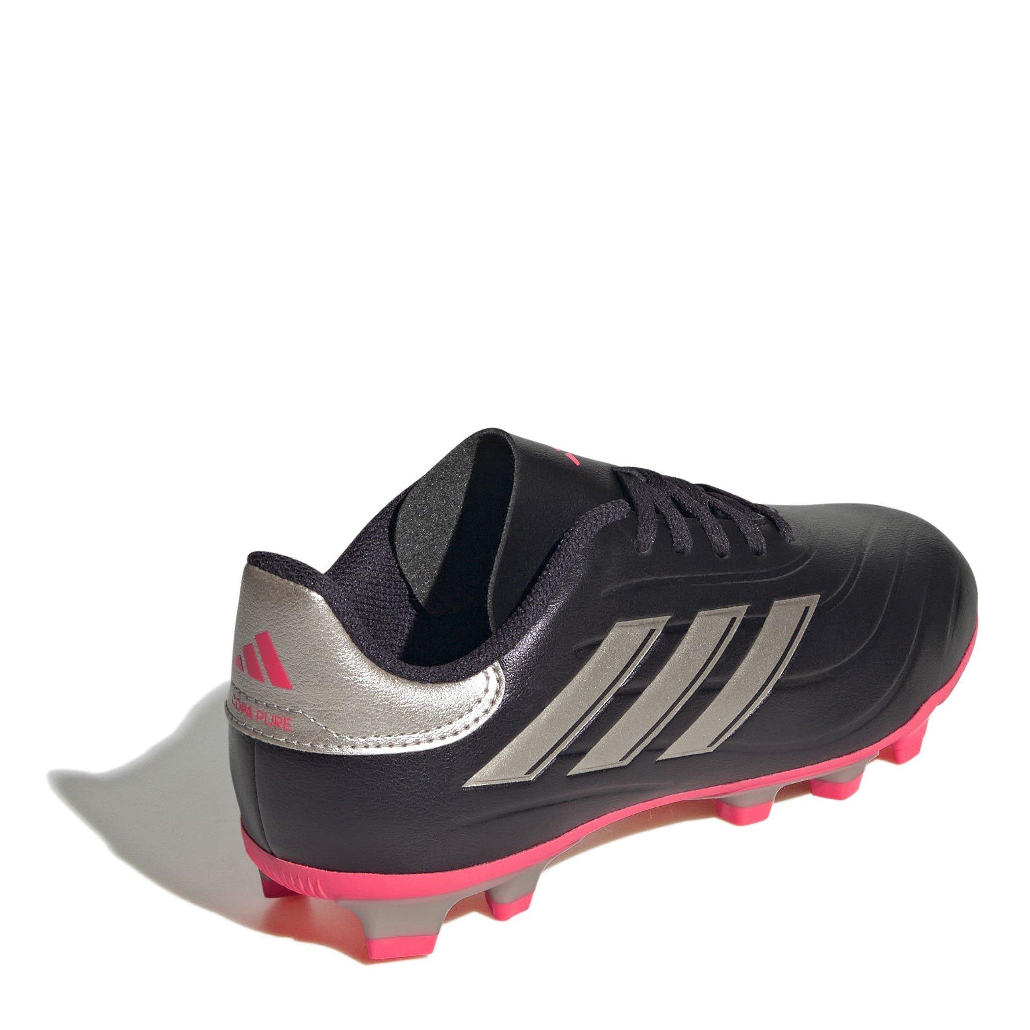 Zwart/Zilver - adidas - Copa Pure 2 Junior Firm Ground Football Boots - 4