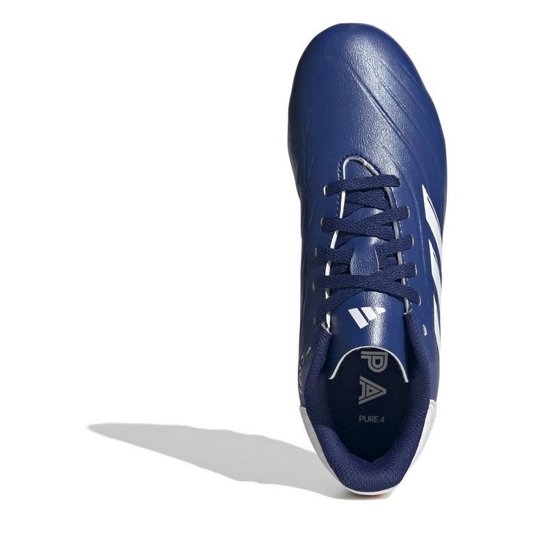 Blau/Weiß - adidas - Copa Pure II.4 Junior Firm Ground Football Boots - 5