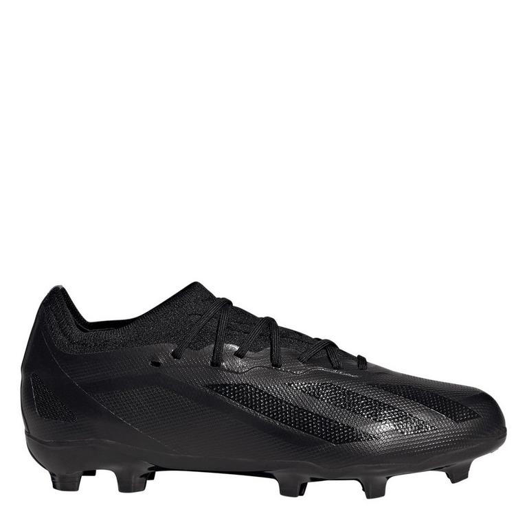 Negro/Negro - adidas - x Crazyfast Elite Junior Firm Ground Football Boots - 1
