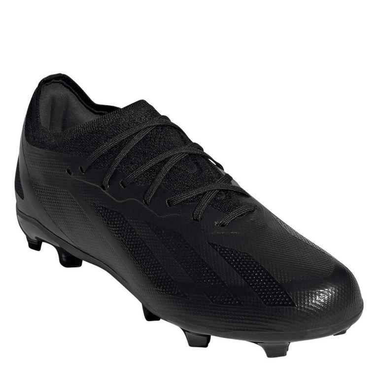 Negro/Negro - adidas - x Crazyfast Elite Junior Firm Ground Football Boots - 3