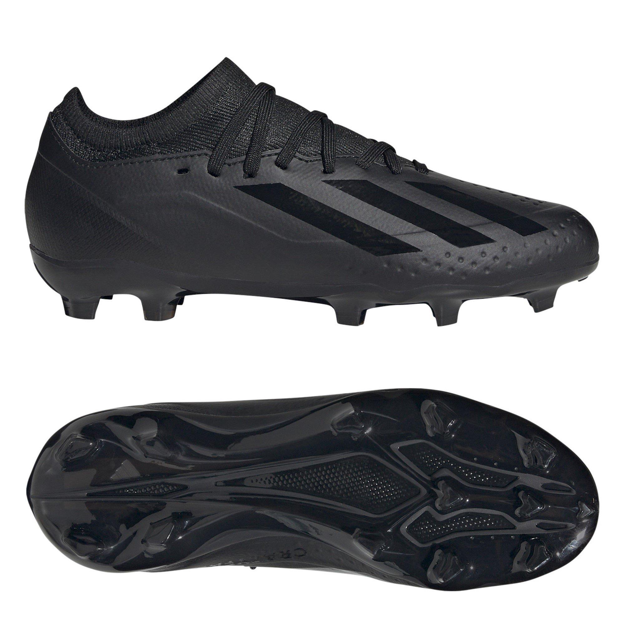 Black/Black - adidas - X Crazyfast League Junior Firm Ground Boots - 10