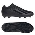 Noir/Noir - adidas - X Crazyfast League Junior Firm Ground Boots - 10