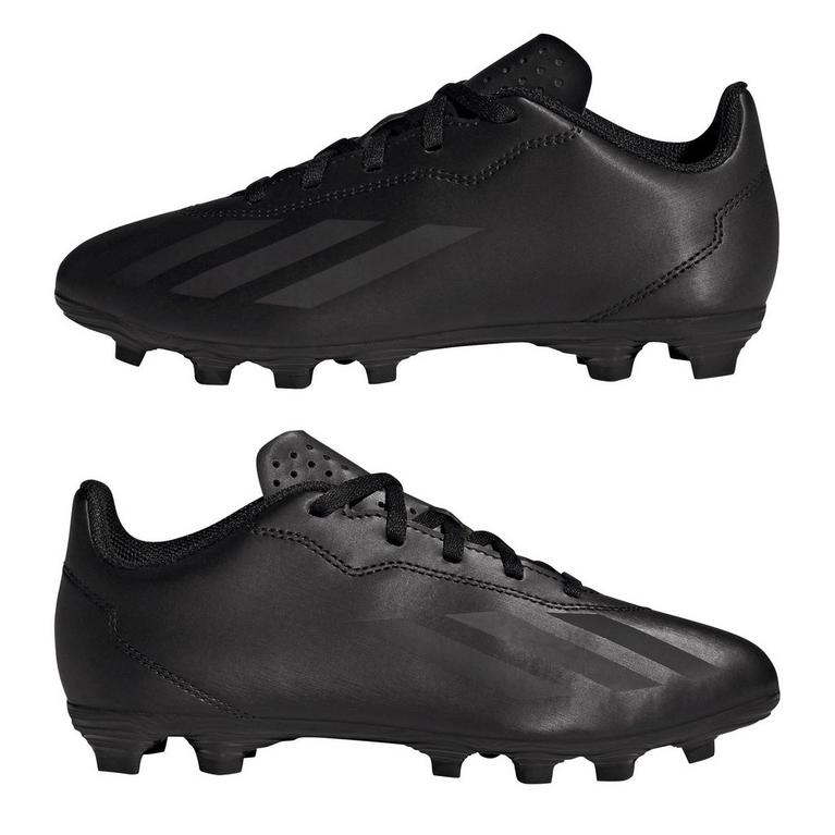 Schwarz/Schwarz - adidas - X Crazyfast Club Junior Flexible Firm Ground Football Boots - 9