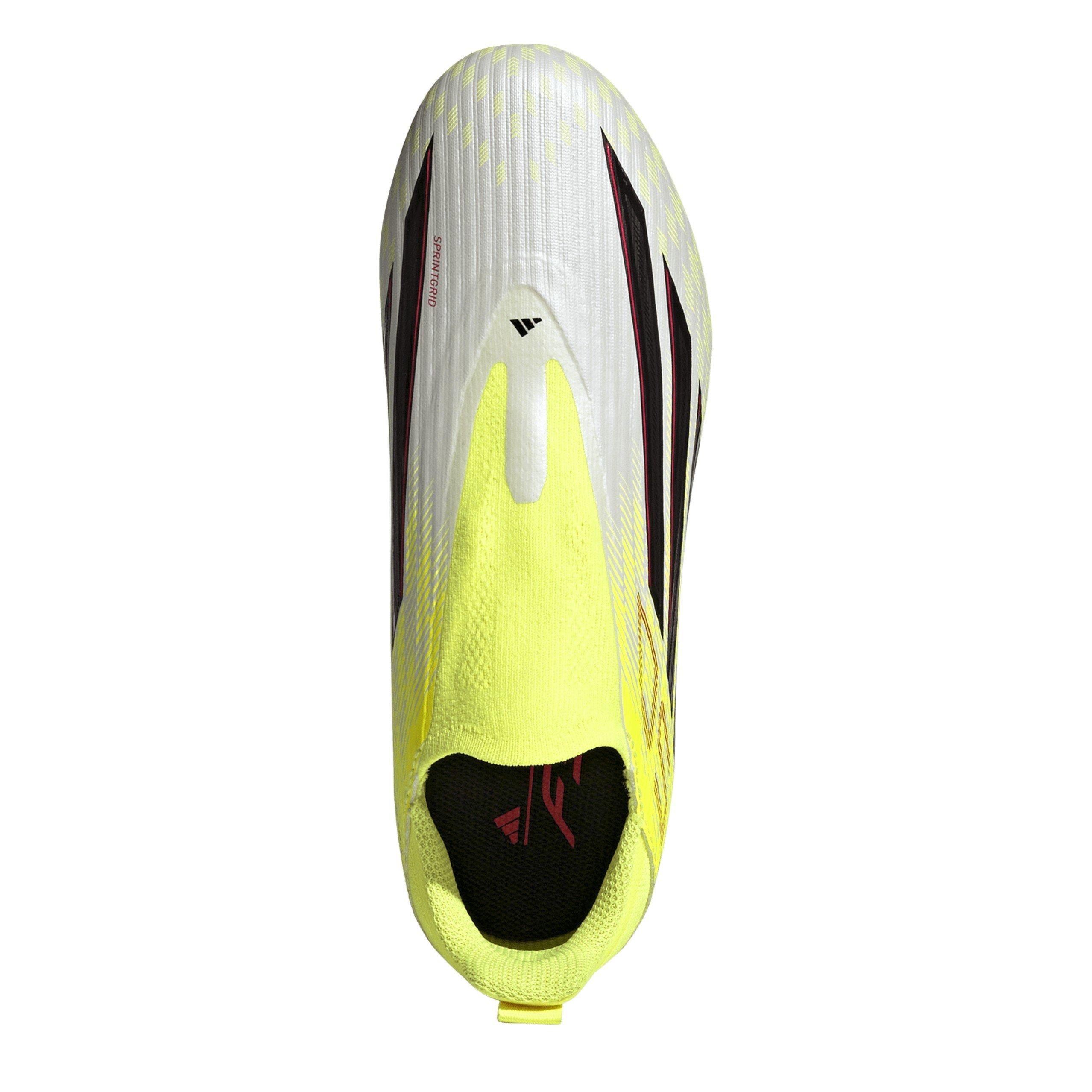 Solar Yellow - adidas - F50 League Laceless Juniors Firm Ground Football Boots - 5