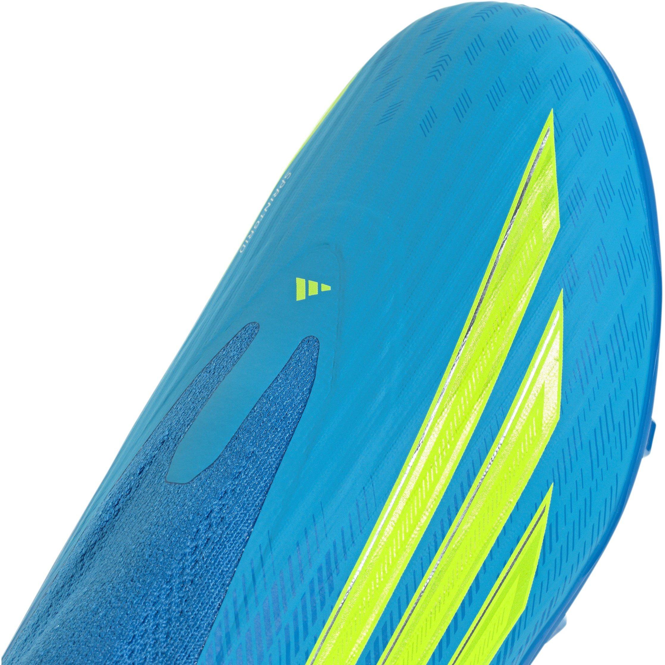 Blue/Yellow - adidas - F50 League Laceless Juniors Firm Ground Football Boots - 7