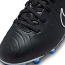 Noir/Chrome - Nike - Tiempo Legend 10 Academy Junior Football Boots - 8