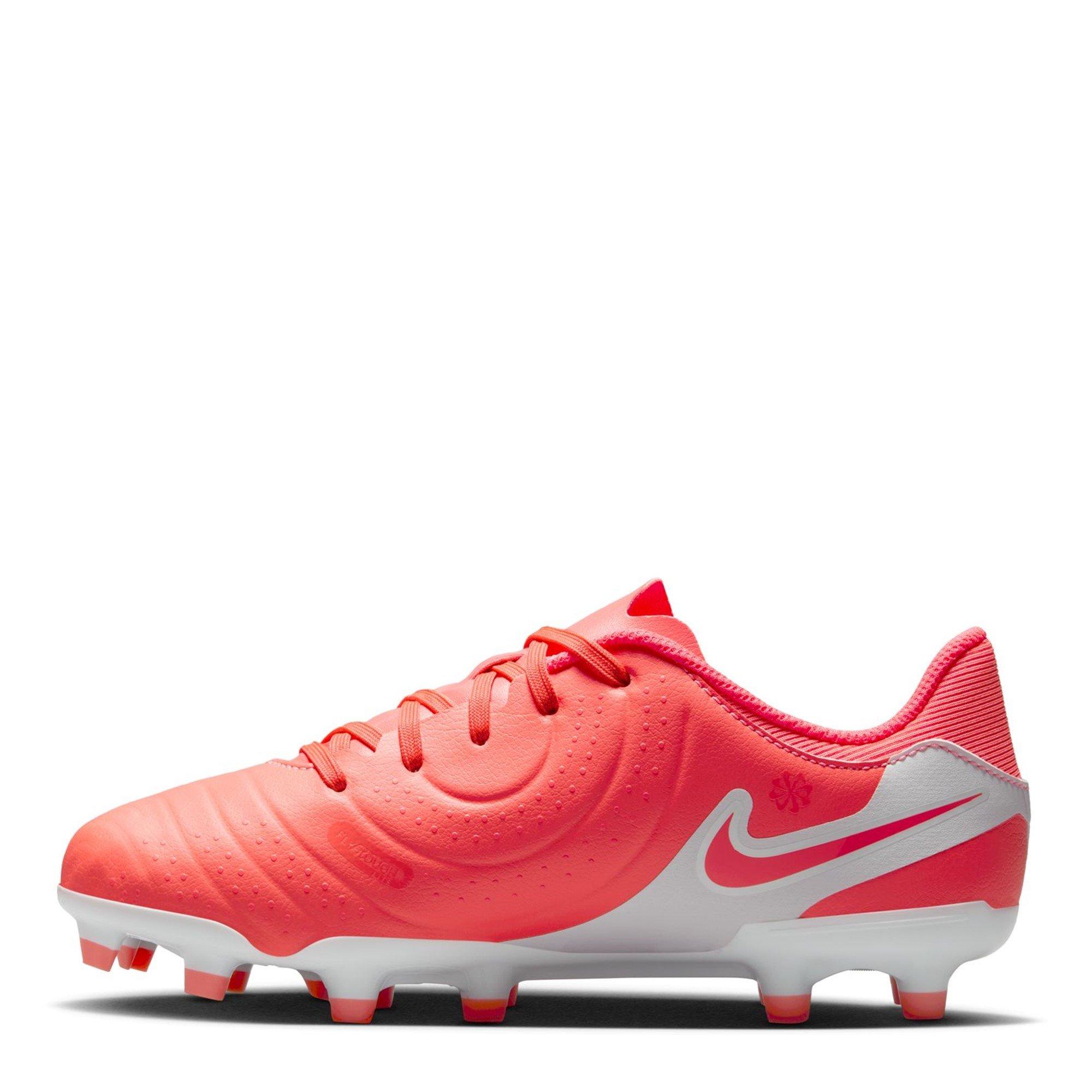 Red/White - Nike - Tiempo Legend 10 Academy Juniors Firm Ground Football Boots - 2