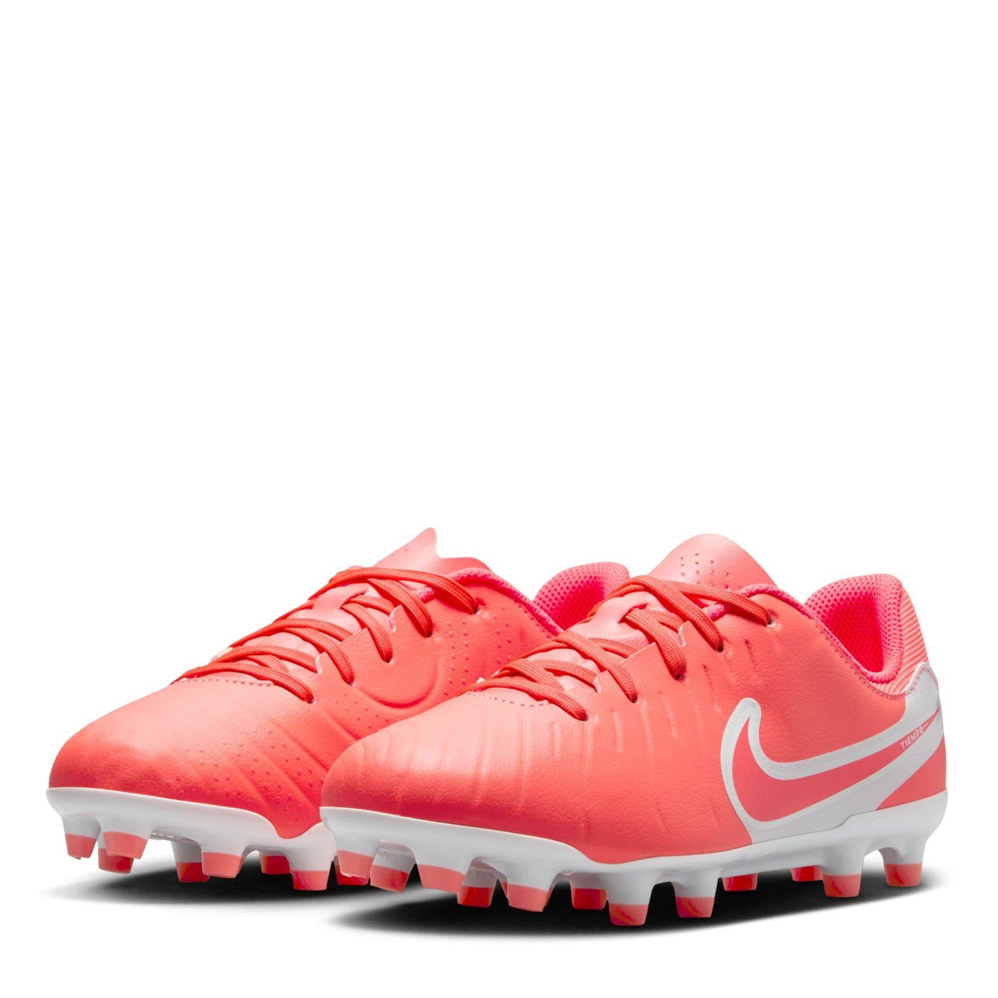 Red/White - Nike - Tiempo Legend 10 Academy Juniors Firm Ground Football Boots - 4