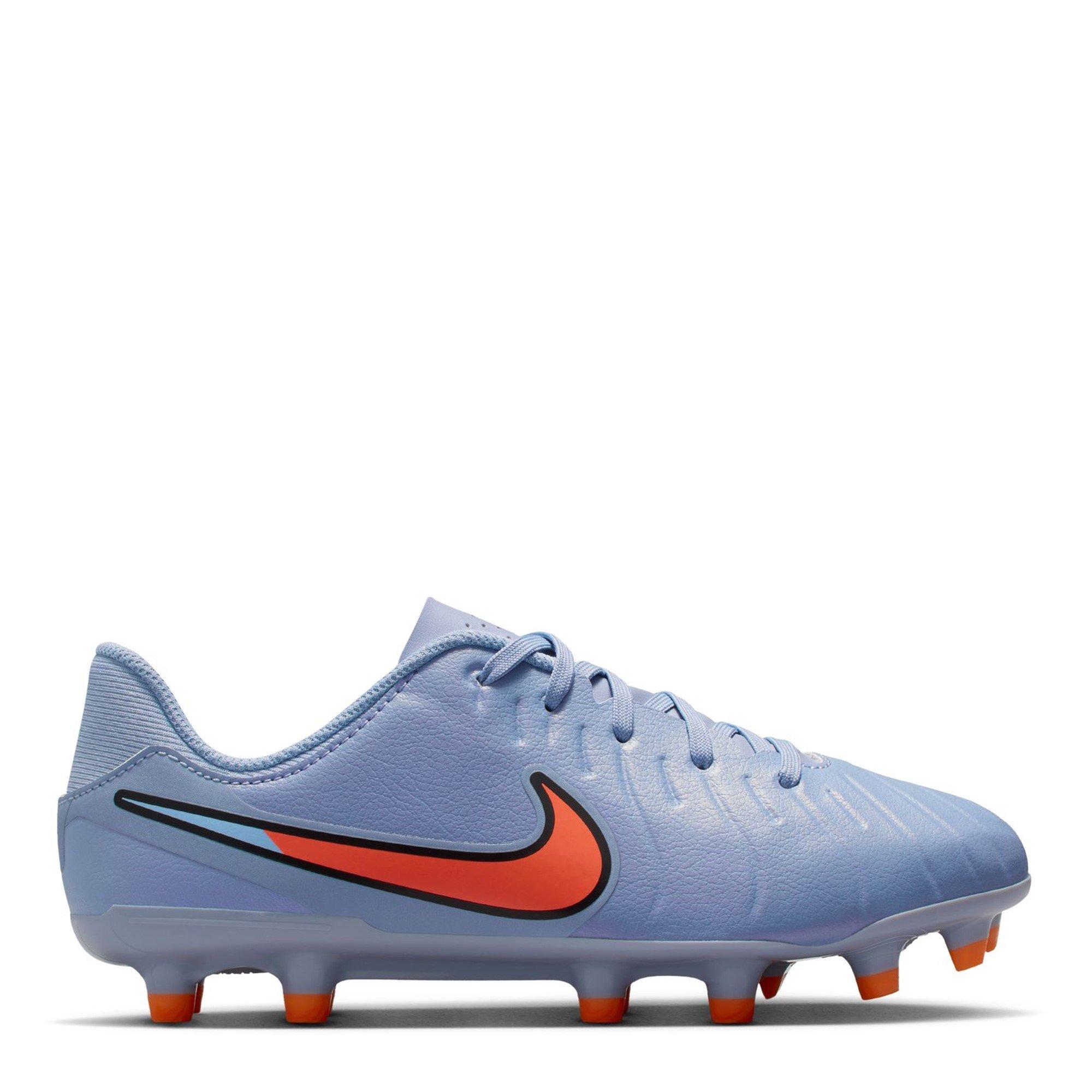 Nike Boys Tiempo Legend 10 Academy Juniors Firm Ground Football Boots - Blue/Black - 5.5 (38.5)