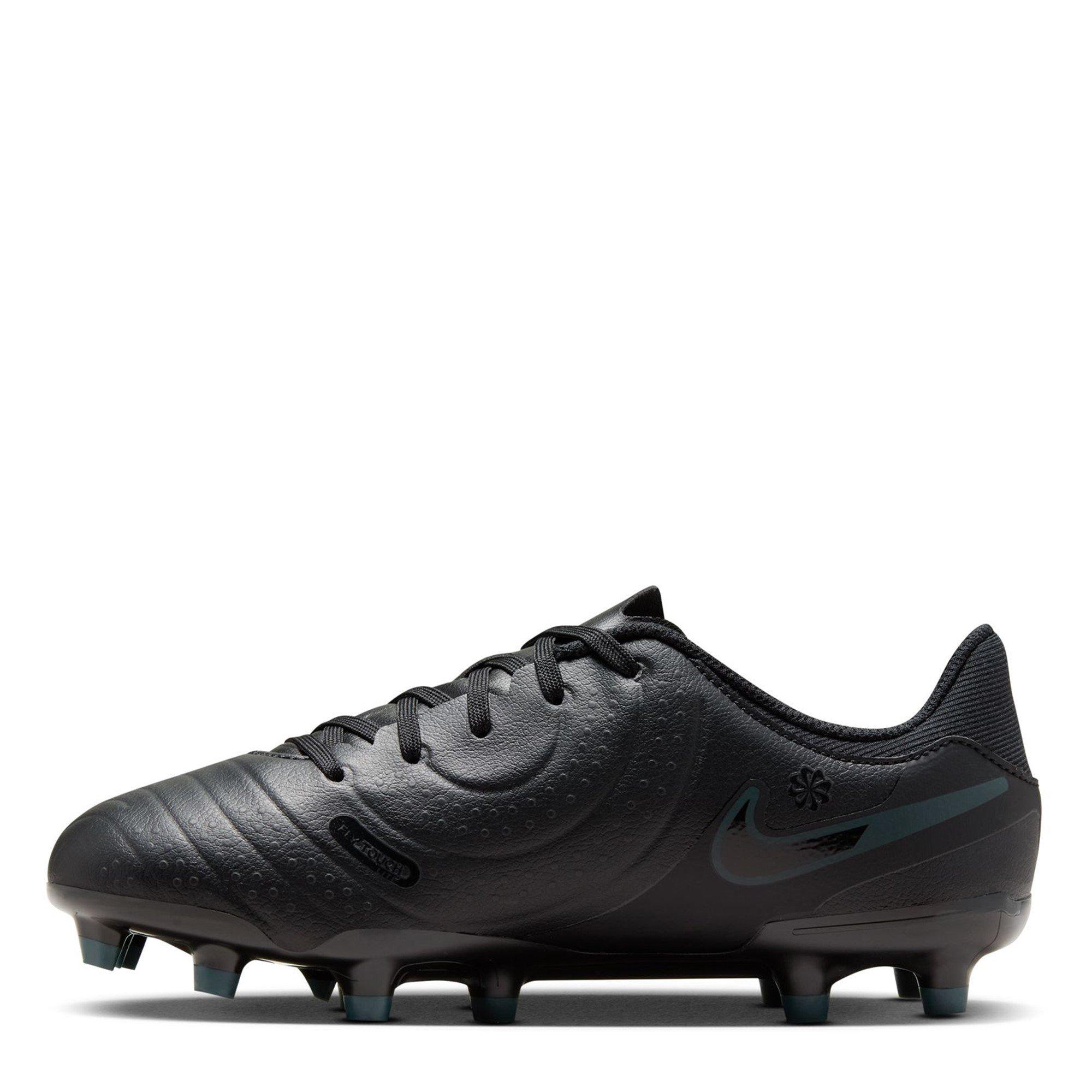 Black/Green - Nike - Tiempo Legend 10 Academy Juniors Firm Ground Football Boots - 2
