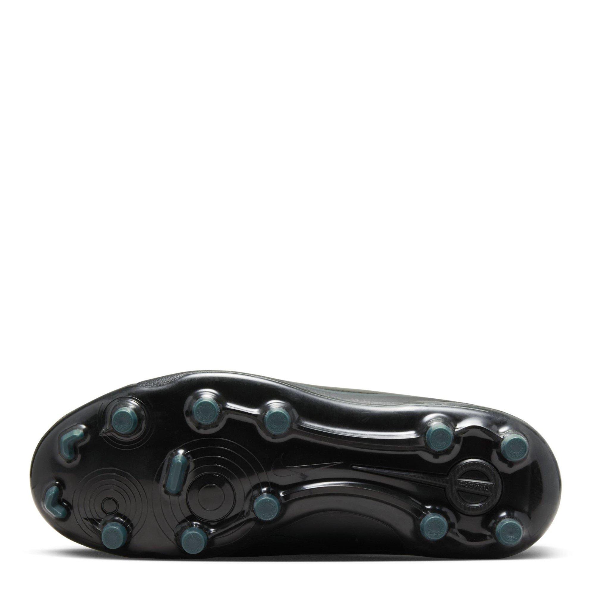 Black/Green - Nike - Tiempo Legend 10 Academy Juniors Firm Ground Football Boots - 3