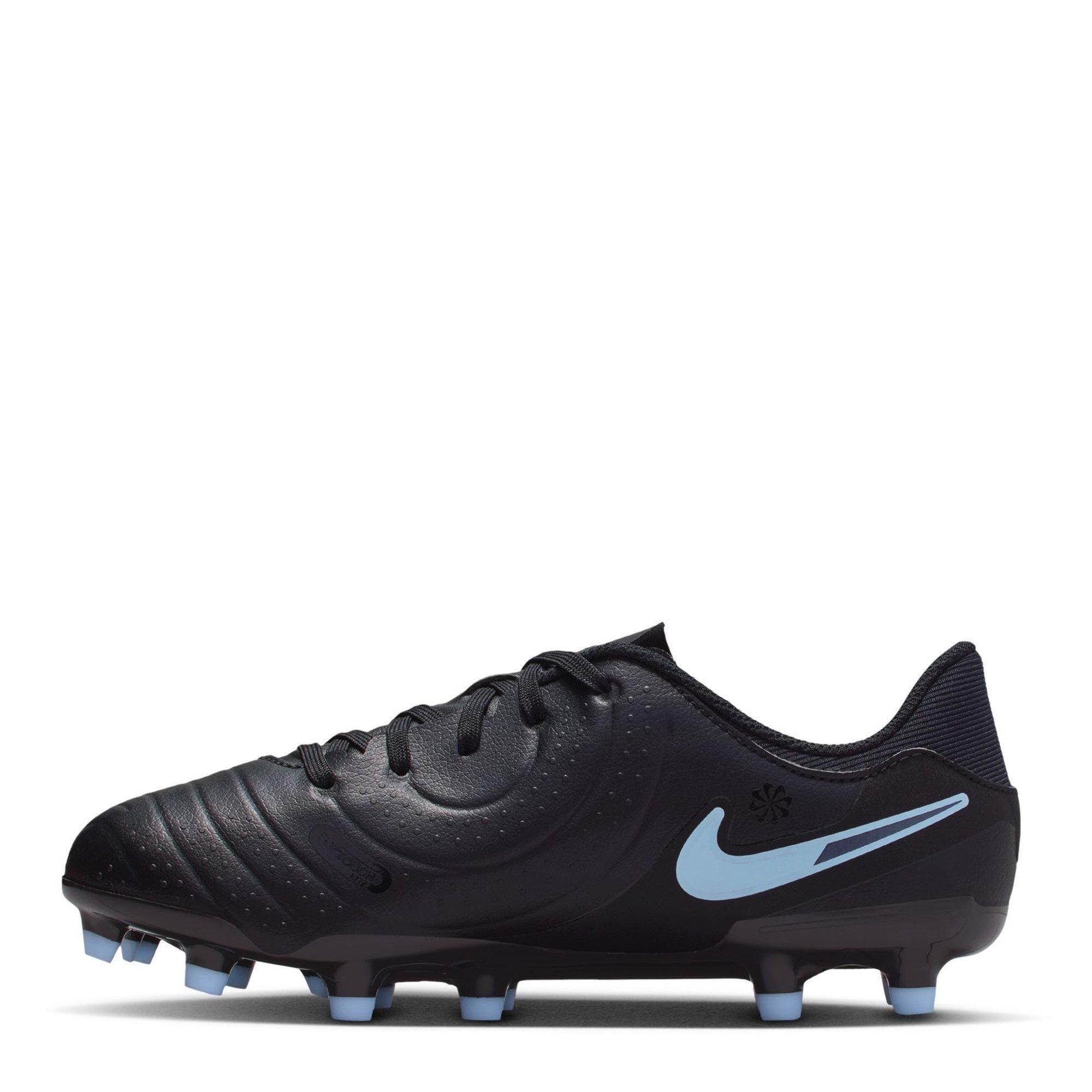 Black/Black - Nike - Tiempo Legend 10 Academy Juniors Firm Ground Football Boots - 2