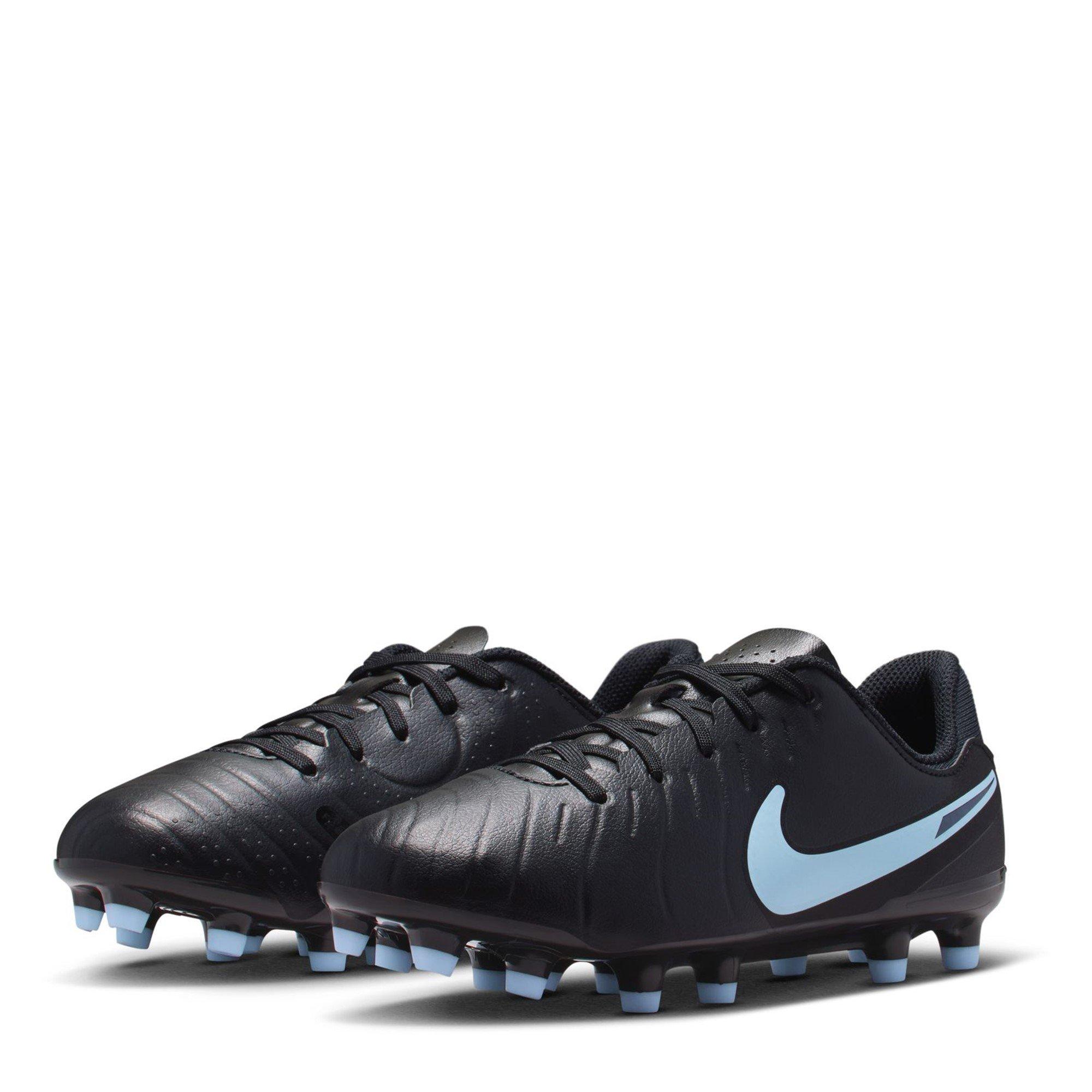 Black/Black - Nike - Tiempo Legend 10 Academy Juniors Firm Ground Football Boots - 4