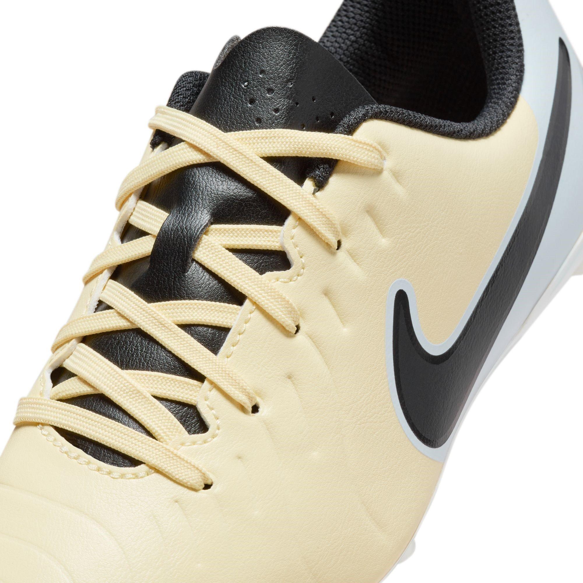 Lemonade/Black - Nike - Tiempo Legend 10 Club Juniors Firm Ground Football Boots - 7