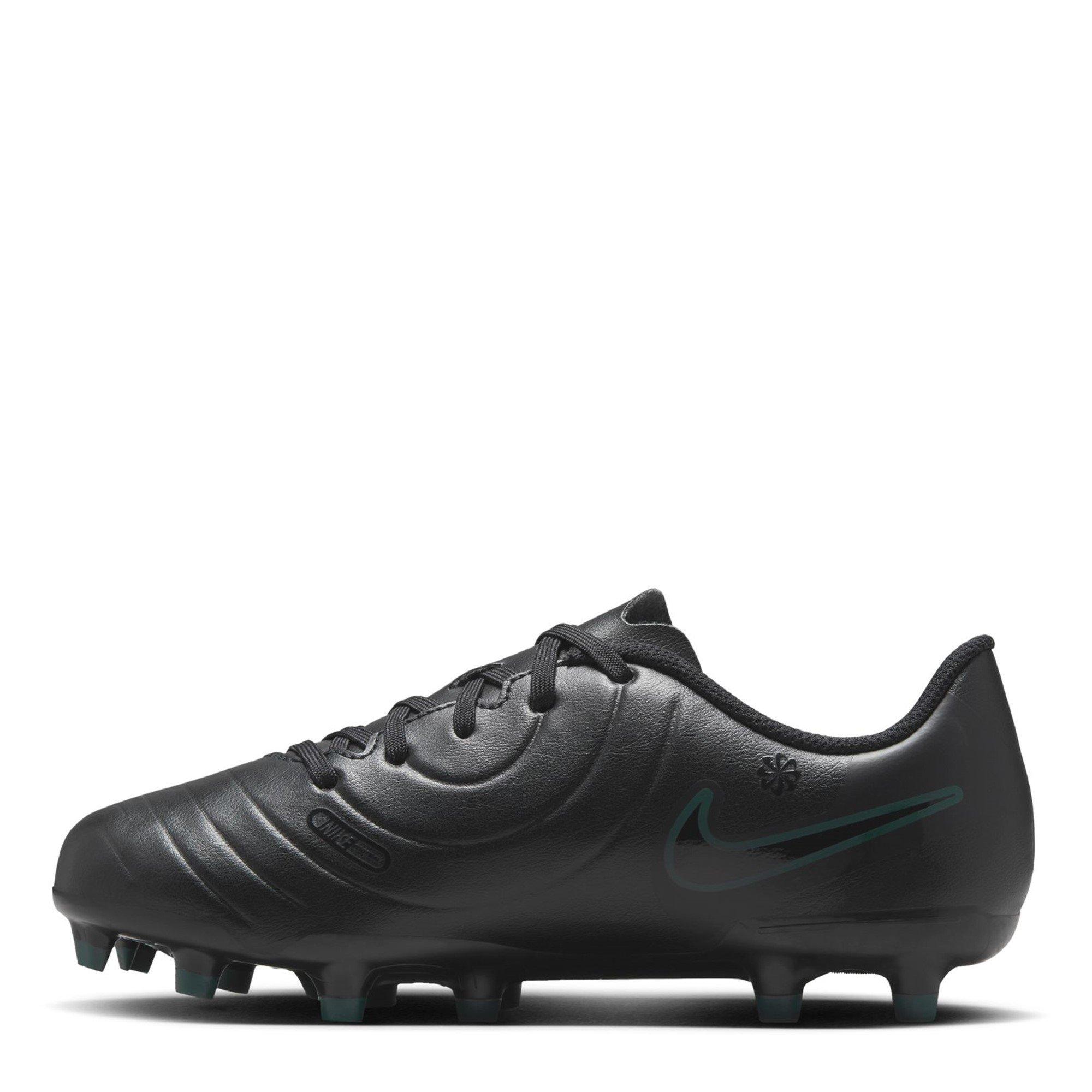 Sort/Grøn - Nike - Tiempo Legend 10 Club Juniors Firm Ground Football Boots - 2