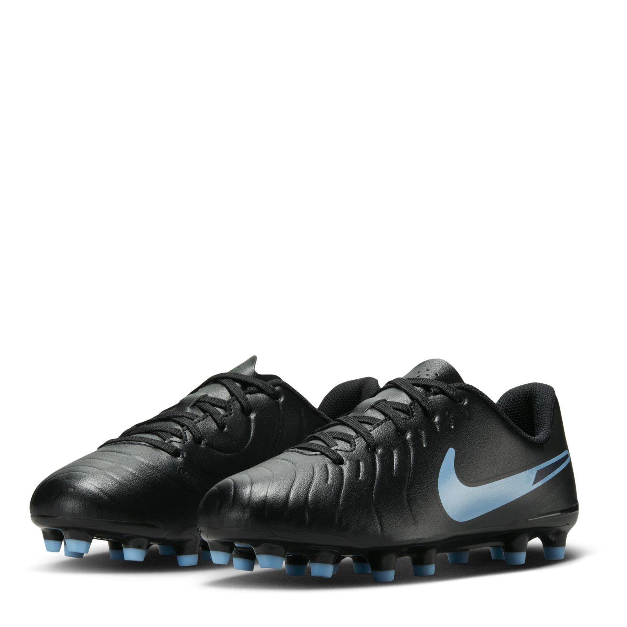 Black/Black - Nike - Tiempo Legend 10 Club Juniors Firm Ground Football Boots - 4