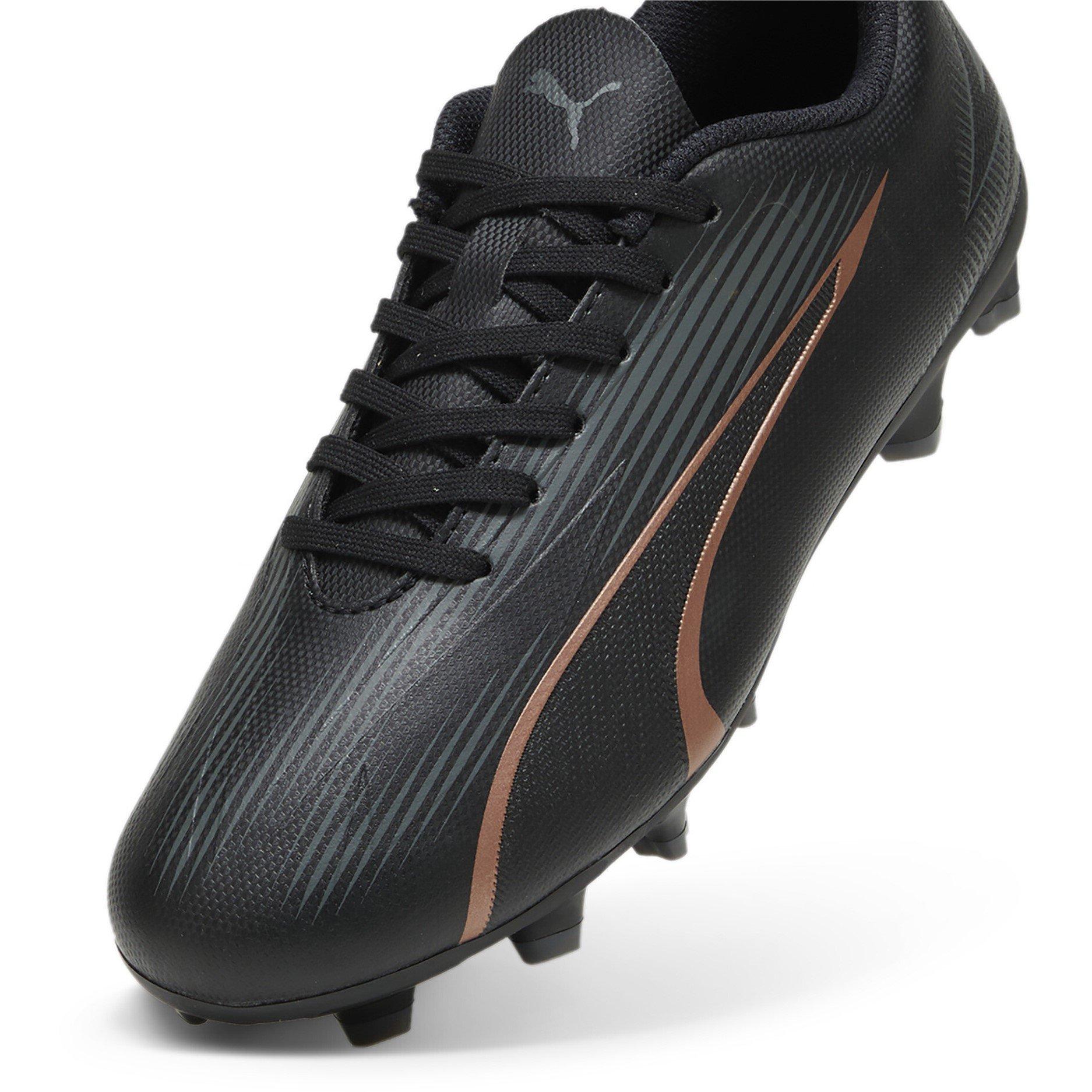 Negro/Rosa - Puma - Ultra Play Junior Firm Ground Football Boots - 6