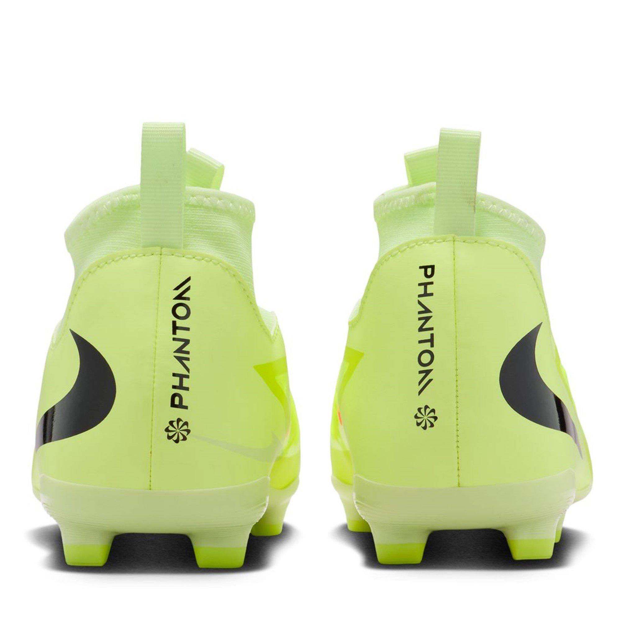 Crimson/Volt - Nike - Phantom Luna II Academy Firm Ground Football Boots Junior - 5