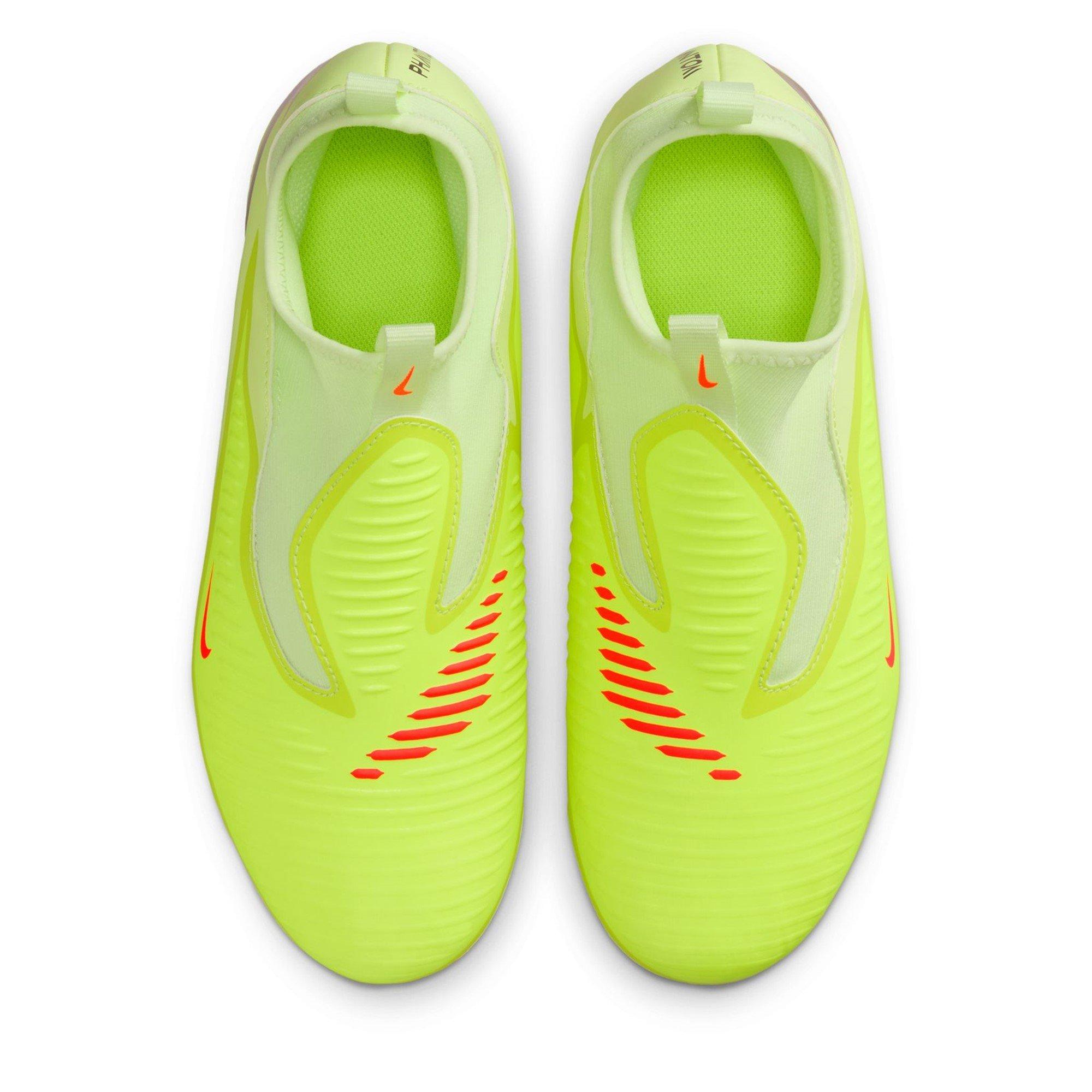 Crimson/Volt - Nike - Phantom Luna II Academy Firm Ground Football Boots Junior - 6