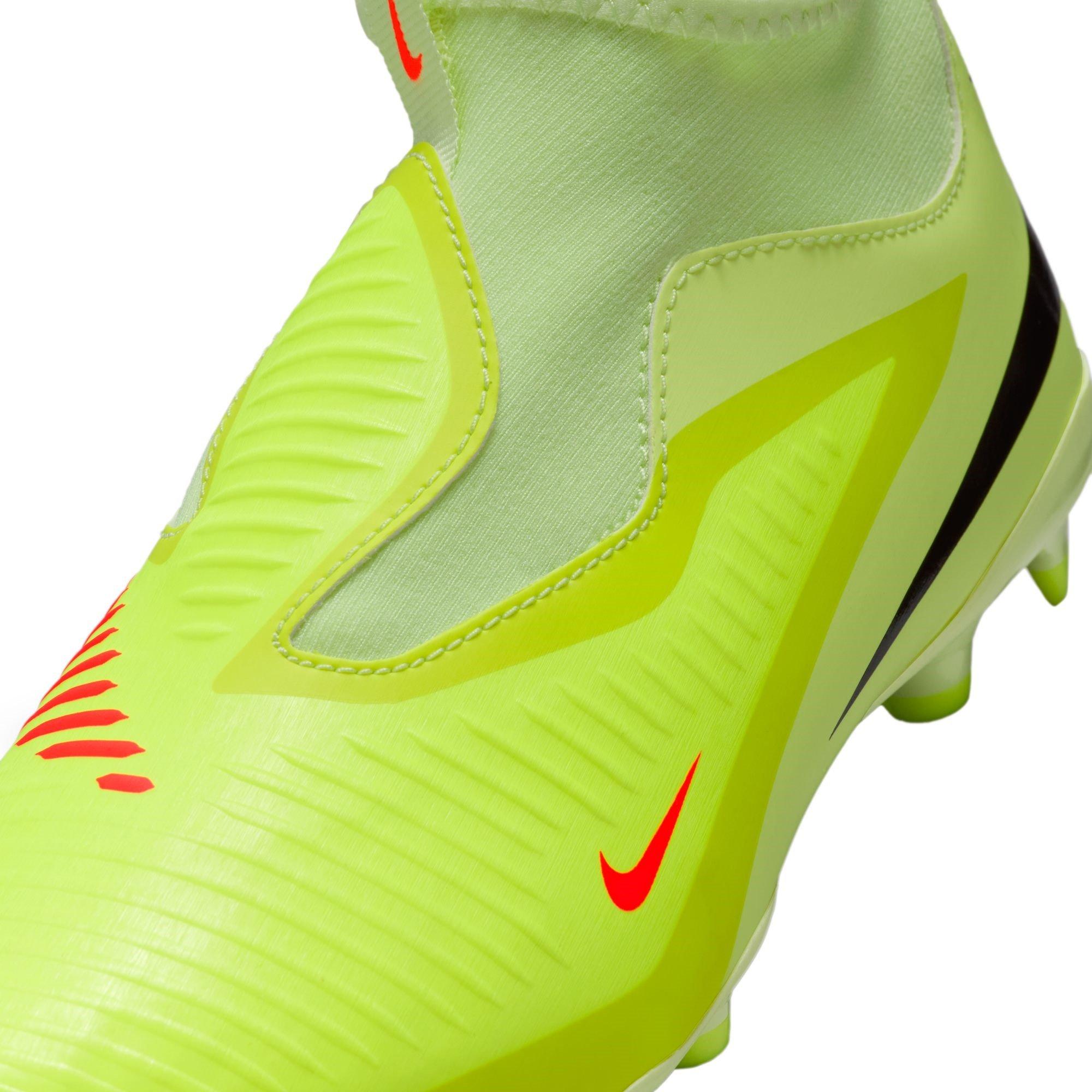 Crimson/Volt - Nike - Phantom Luna II Academy Firm Ground Football Boots Junior - 7