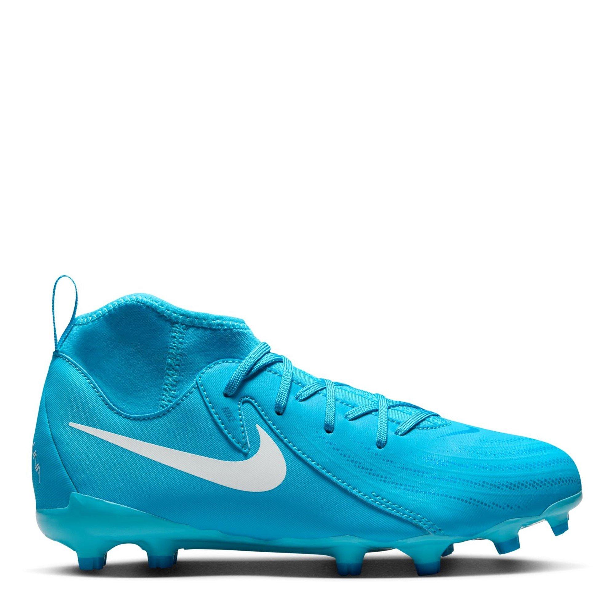 Nike Boys Phantom Luna Ii Academy Firm Ground Football Boots Junior - Blue/Baltic - 3 (35.5)