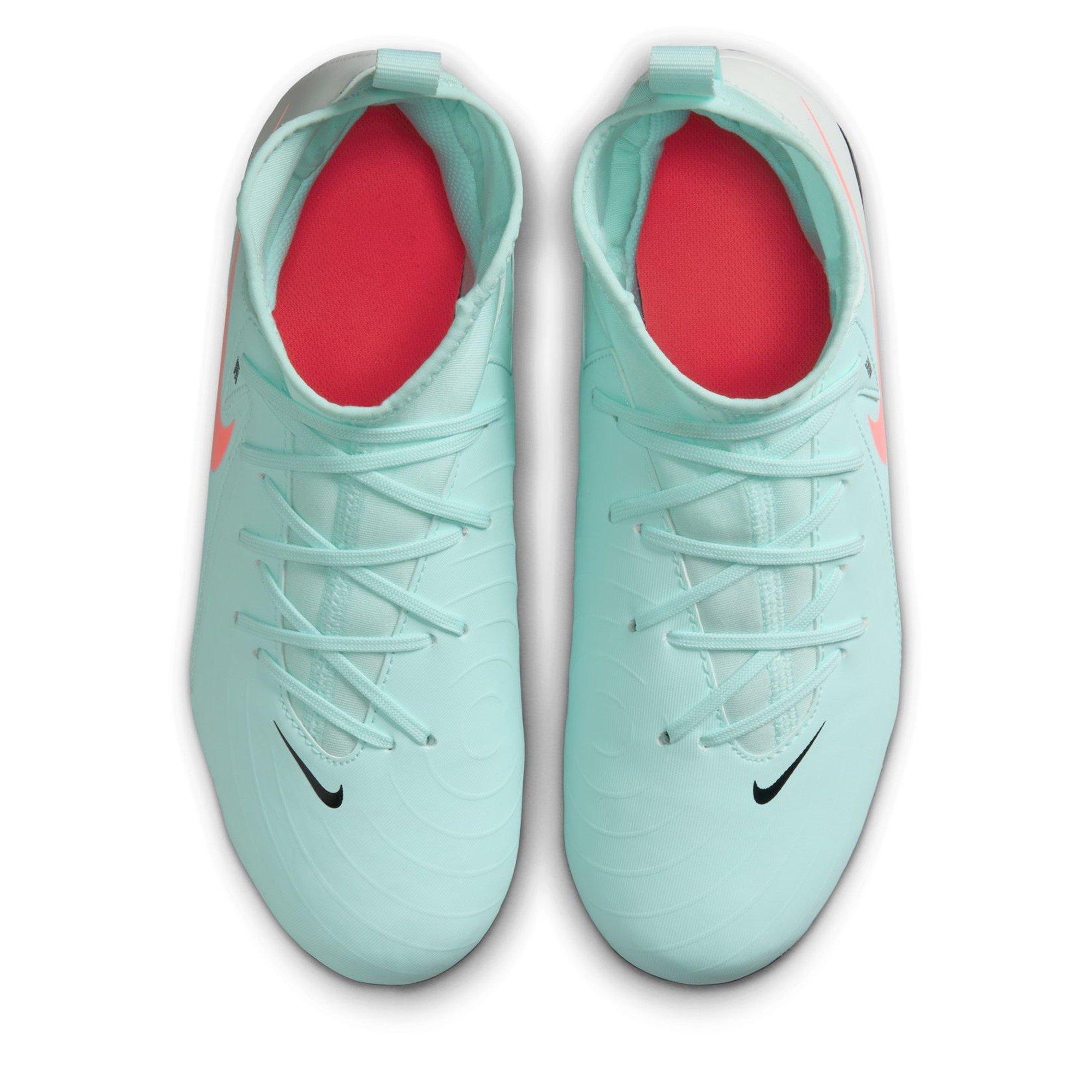 Mint/Rood - Nike - Phantom Luna II Academy Firm Ground Football Boots Junior - 6