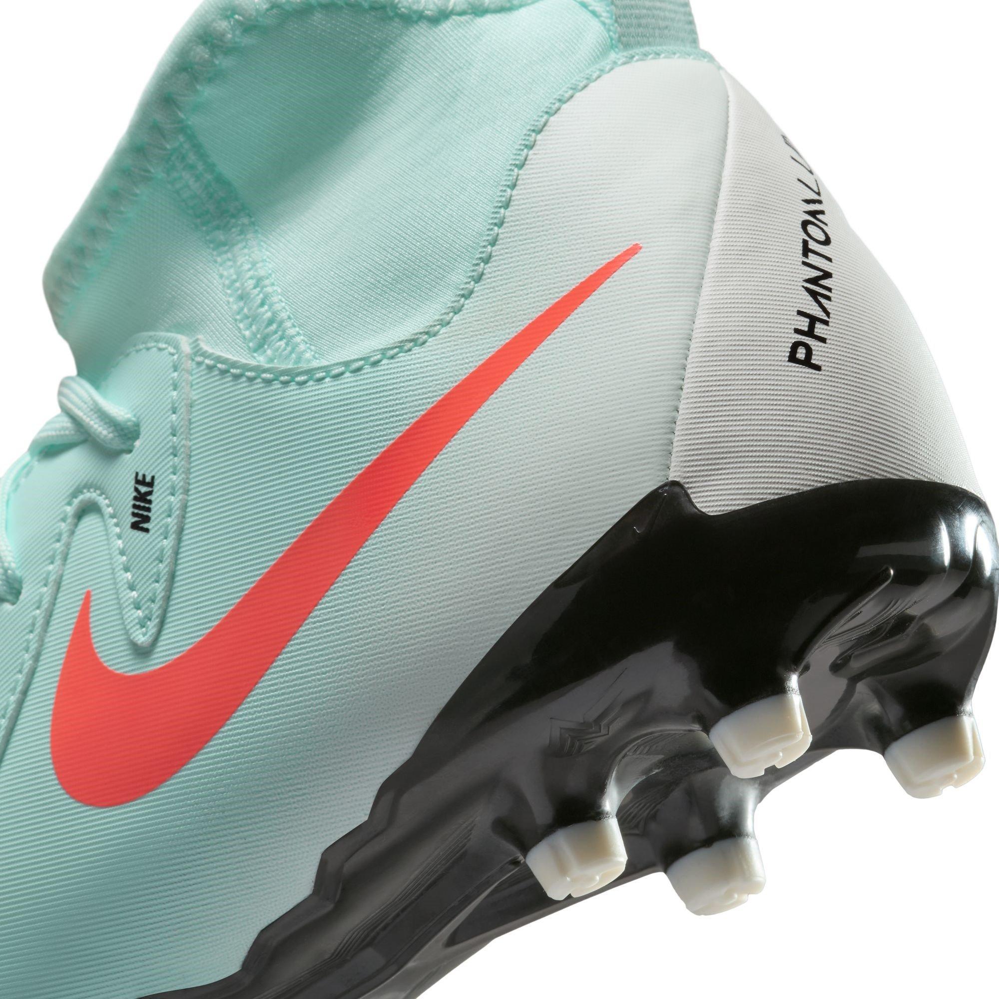 Mint/Rood - Nike - Phantom Luna II Academy Firm Ground Football Boots Junior - 8
